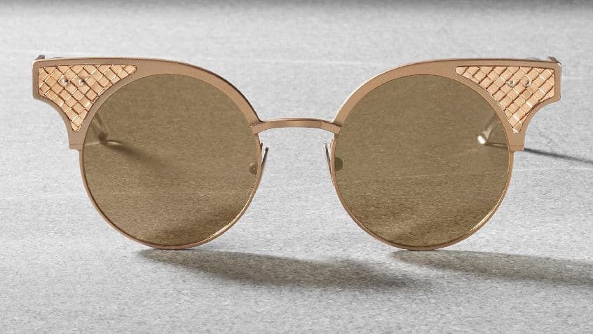 Bottega Veneta 25 / 30 LIMITED EDITION BV15 18K ROSE GOLD FILLED SUNGLASSES Size ONE SIZE - 11 Thumbnail