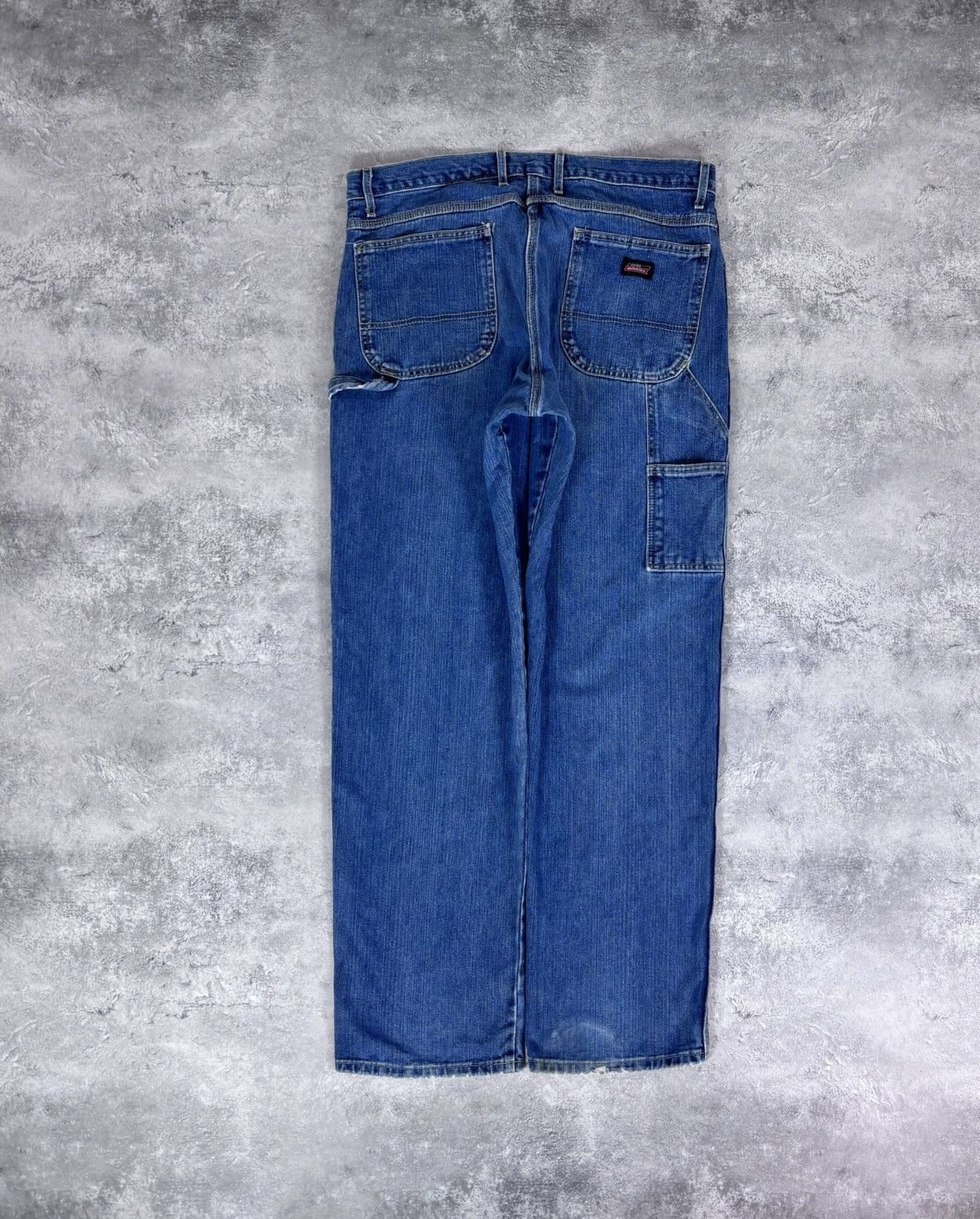 Dickies Dickies Men’s Blue Denim Jeans Straight Relaxed Fit Workwear Size US 36 / EU 52 - 1 Thumbnail