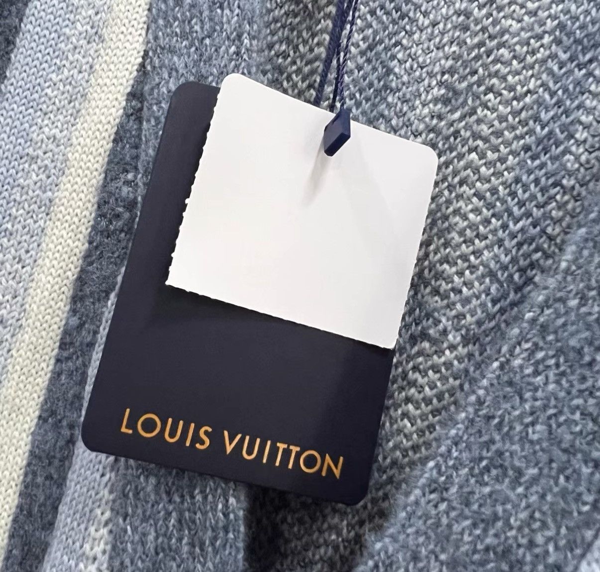 Louis Vuitton Louis Vuitton 26SS Striped Intarsia Logo Cardigan J41 Size XL / US 12-14 / IT 48-50 - 5 Thumbnail