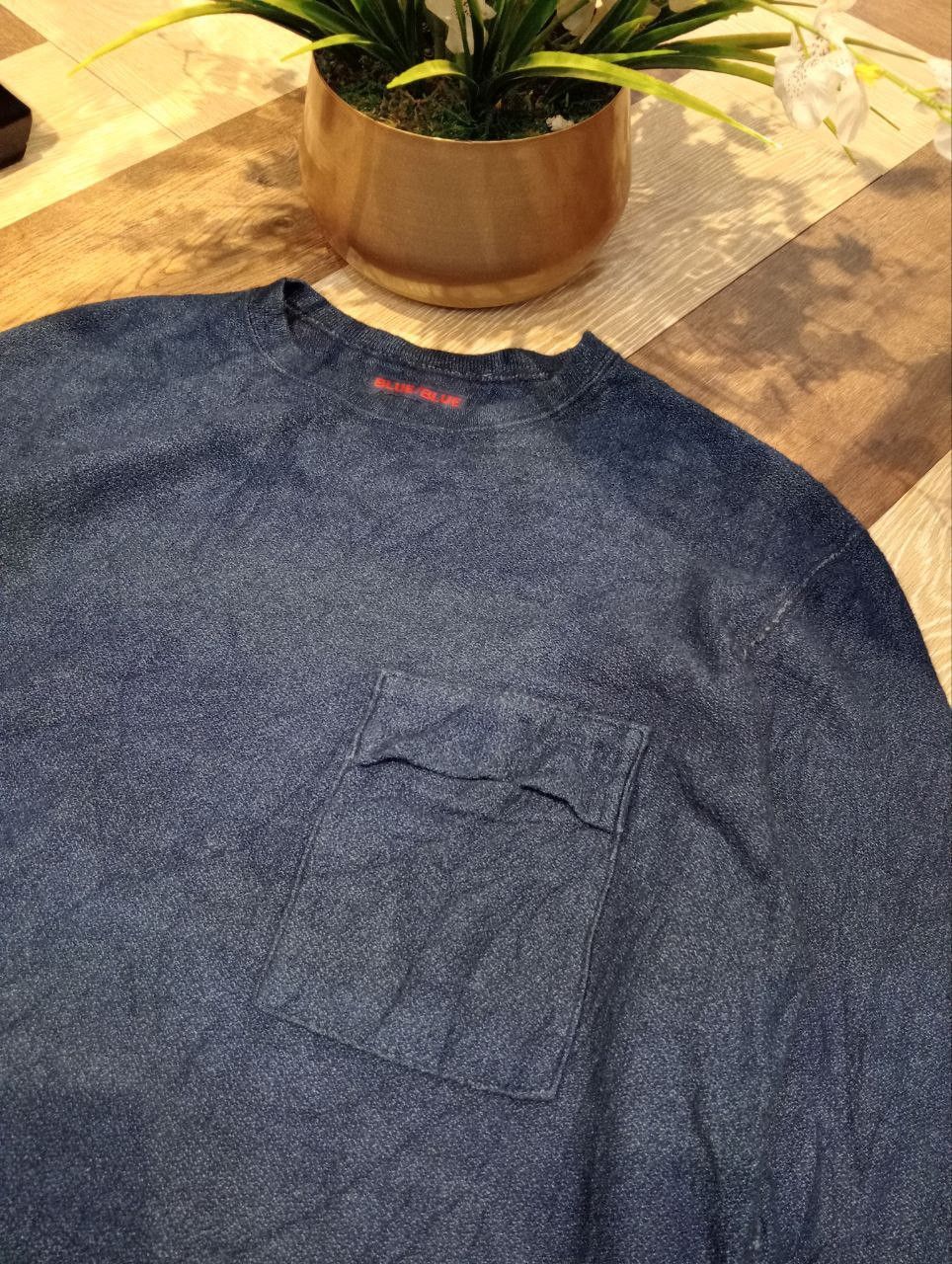 Blue Blue Japan BLUE BLUE JAPAN INDIGO LONG SLEEVE TSHIRT Size US S / EU 44-46 / 1 - 4 Thumbnail