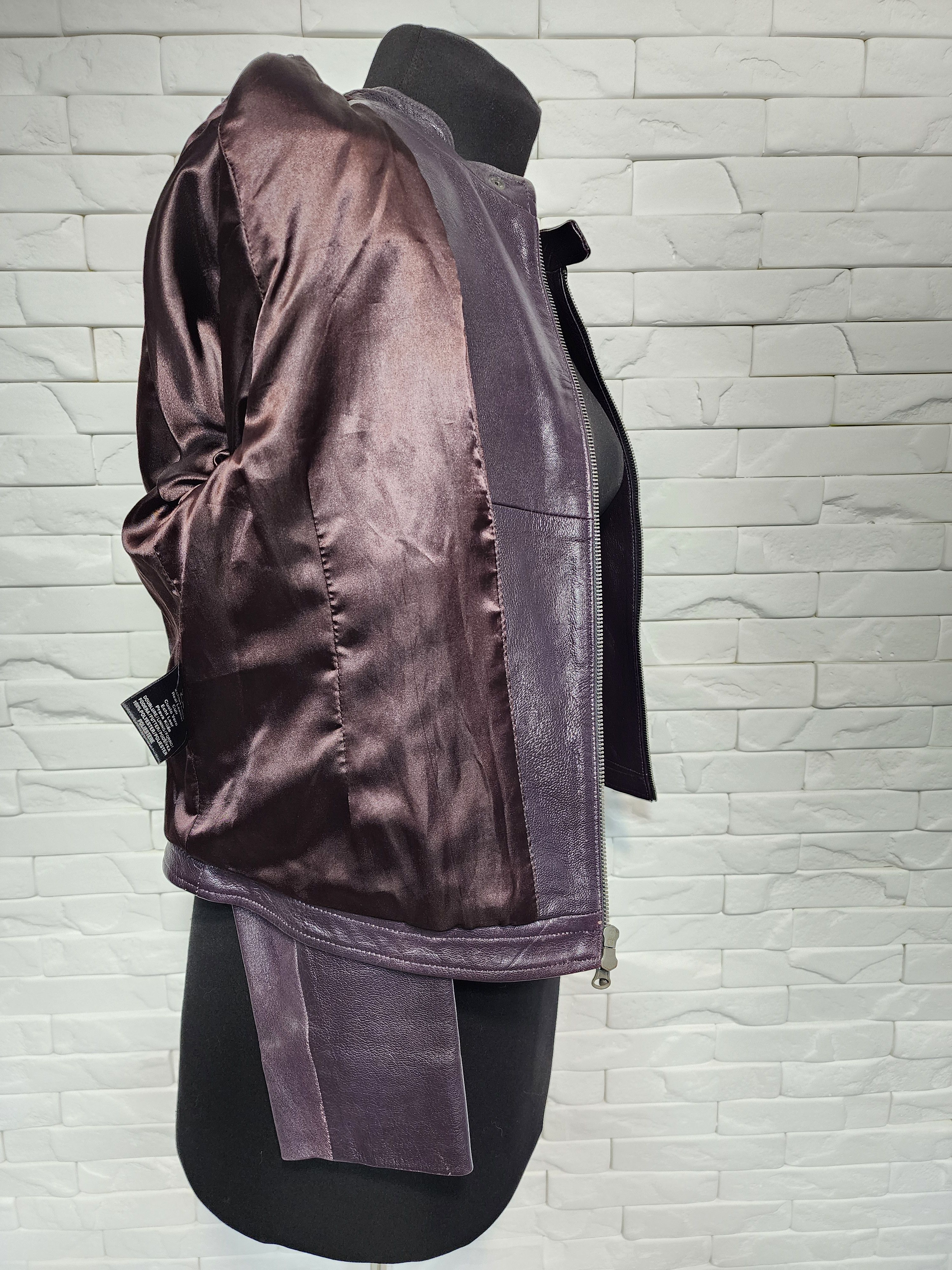 Designer Women's leather jacket. Size L / US 10 / IT 46 - 9 Thumbnail