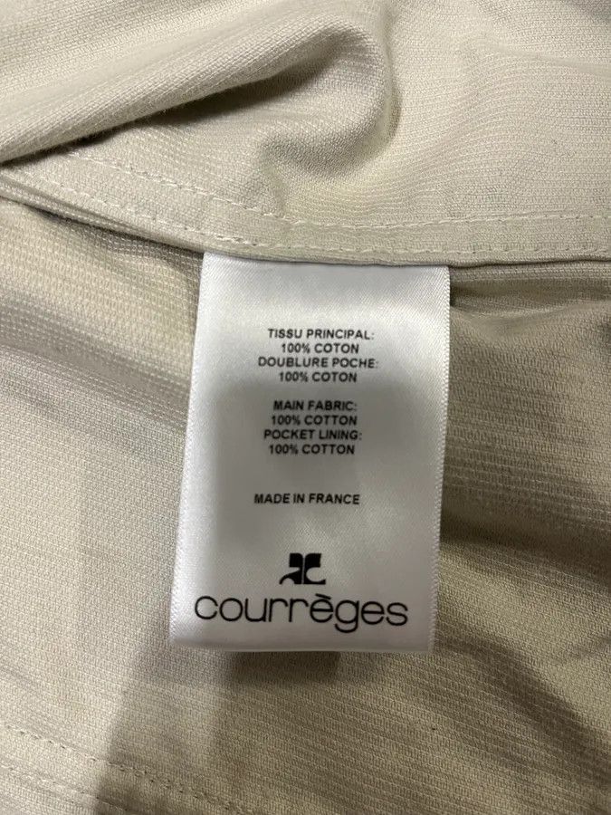 Courreges SS2023 Courreges Beige Velvet Bondage Jacket Size US S / EU 44-46 / 1 - 10 Thumbnail