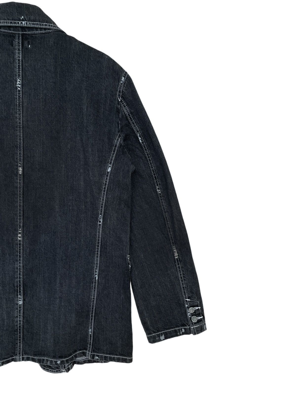 If Six Was Nine × Japanese Brand × Le Grande Bleu (L.G.B.) Vintage Japanese Brand Archive Skull Punk Denim Jacket 2000s Size US L / EU 52-54 / 3 - 8 Thumbnail