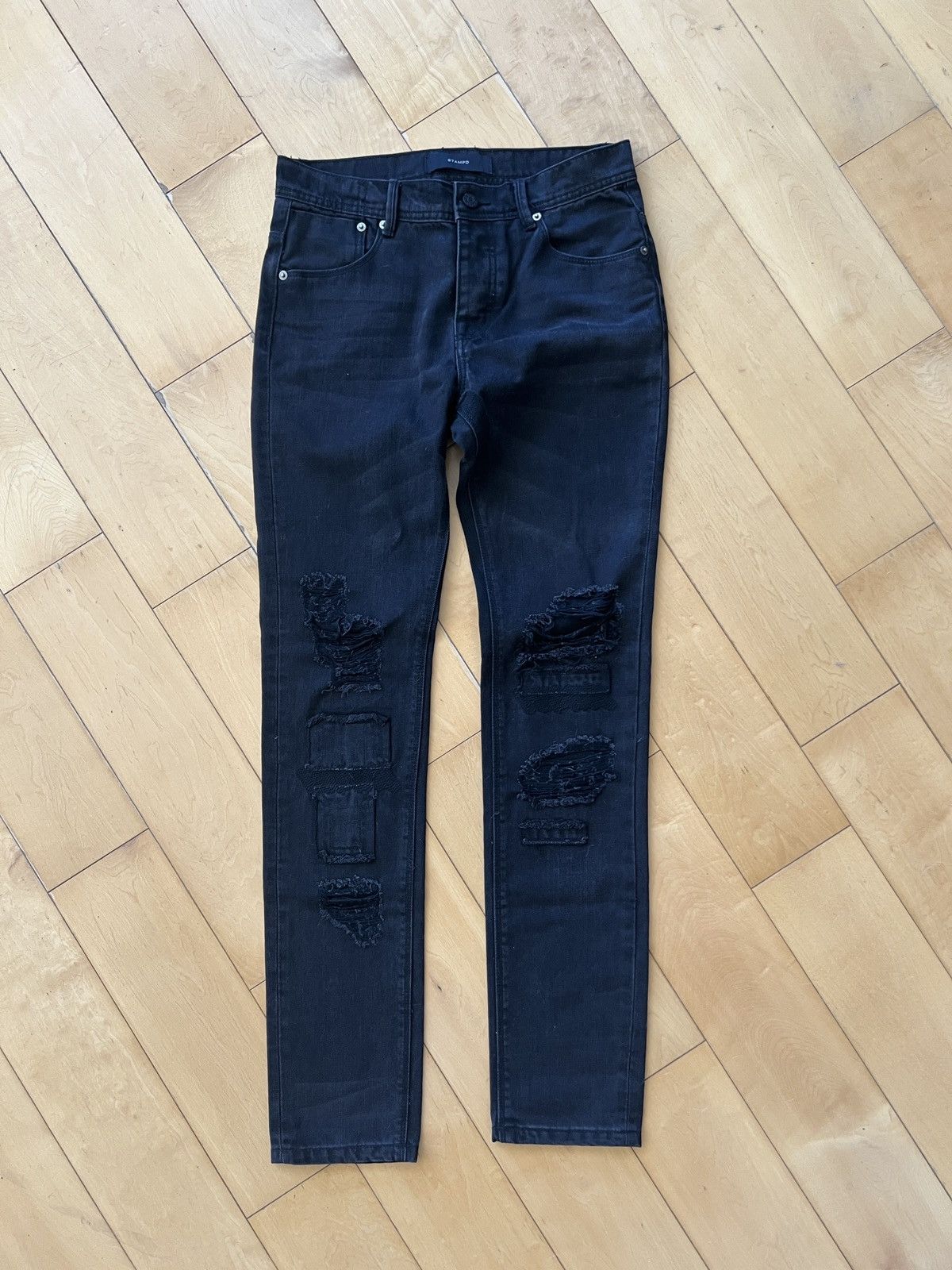 Stampd Stampd Distressed and Patched slim denim Size US 30 / EU 46 - 2 Thumbnail