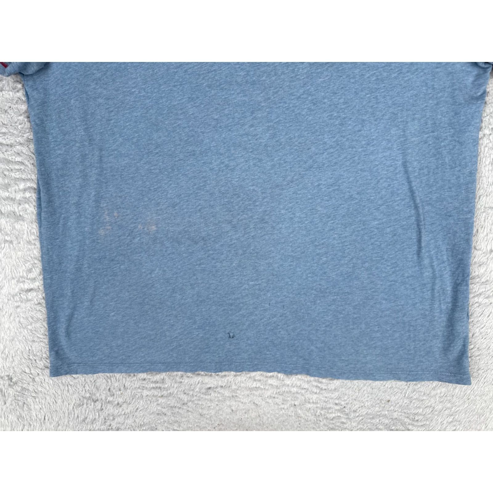 Tommy Hilfiger Tommy Hilfiger Shirt Adult Large Blue 100% Cotton Crew Neck Short Sleeve Size US L / EU 52-54 / 3 - 5 Thumbnail