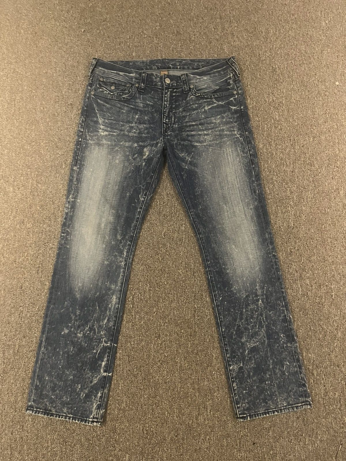 True Religion Ricky Acid Wash Jeans