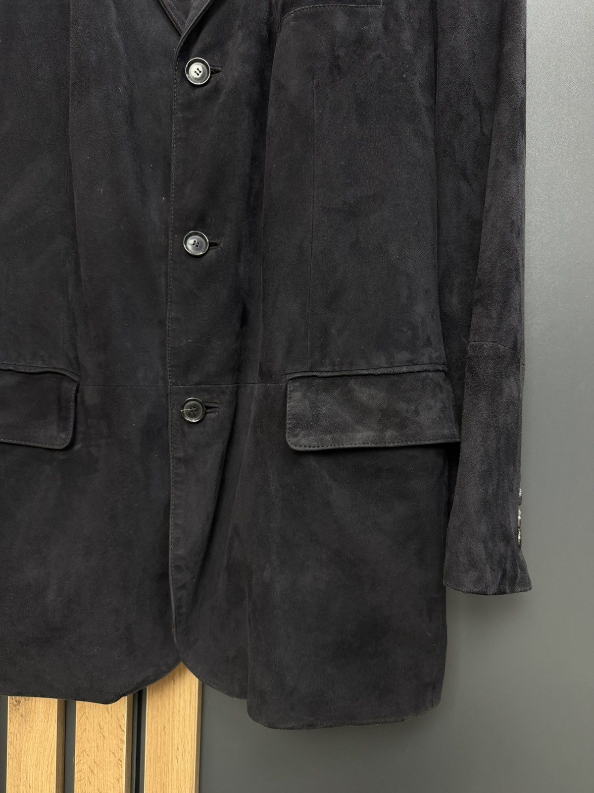 Mandelli Enrico Mandelli Suede Leather Blazer Jacket Size 48 Size US M / EU 48-50 / 2 - 4 Thumbnail
