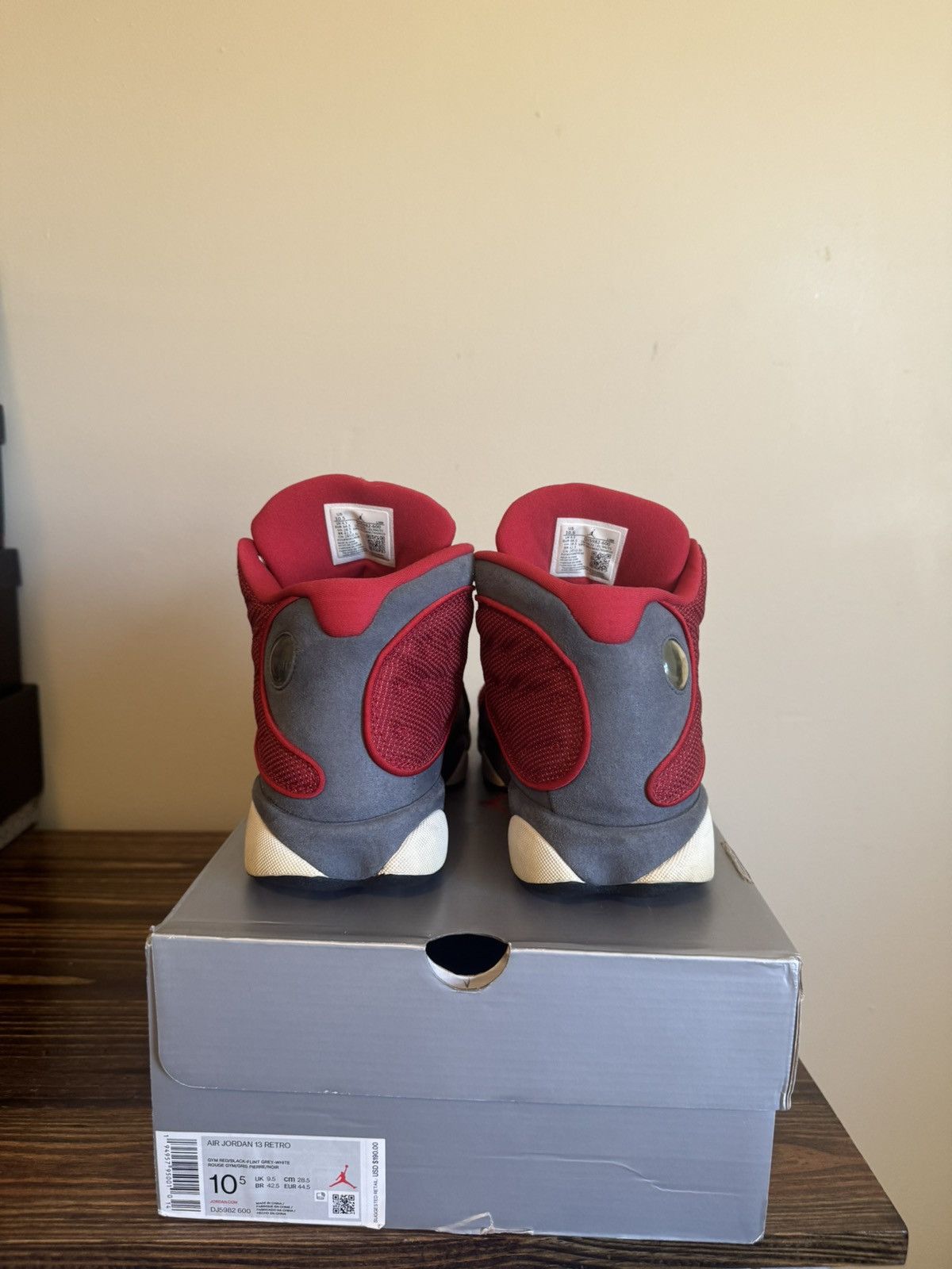 Jordan Brand Air Jordan 13 Retro ‘Red Flint’ Size US 10.5 / EU 43-44 - 3 Thumbnail