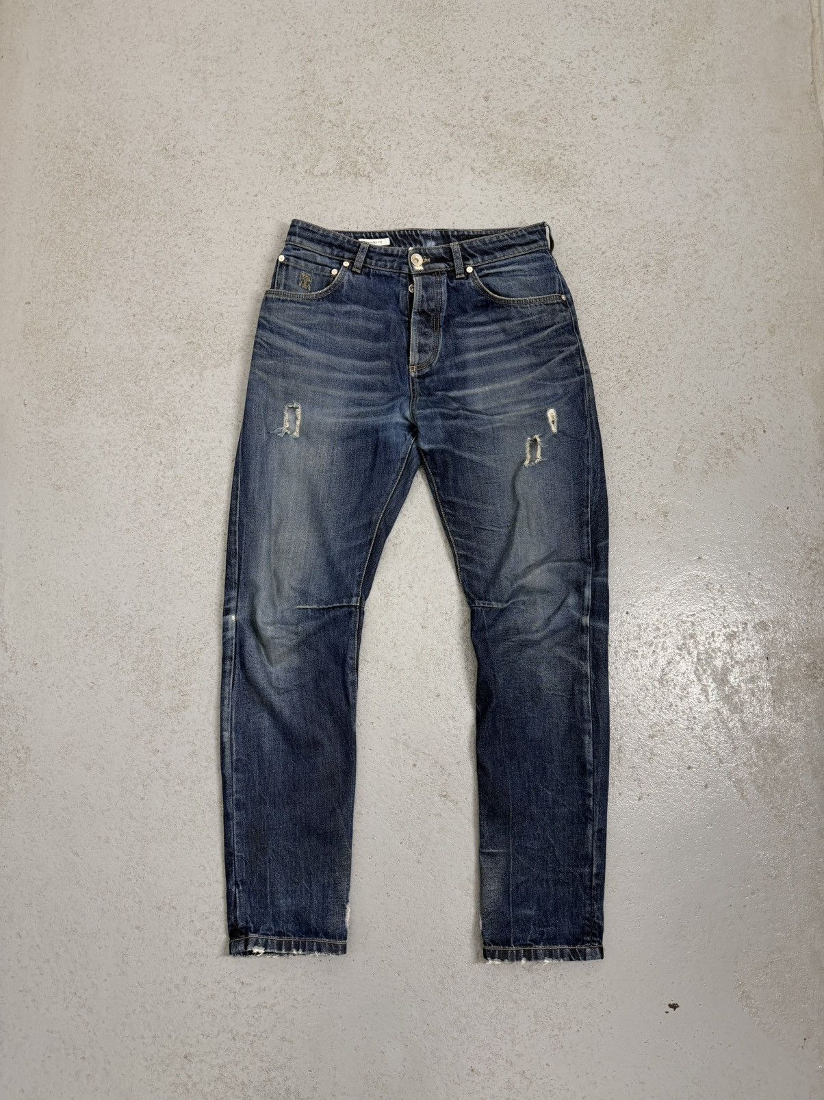 Brunello Cucinelli Brunello Cucinelli Distressed Jeans Size US 32 / EU 48 - 1 Thumbnail