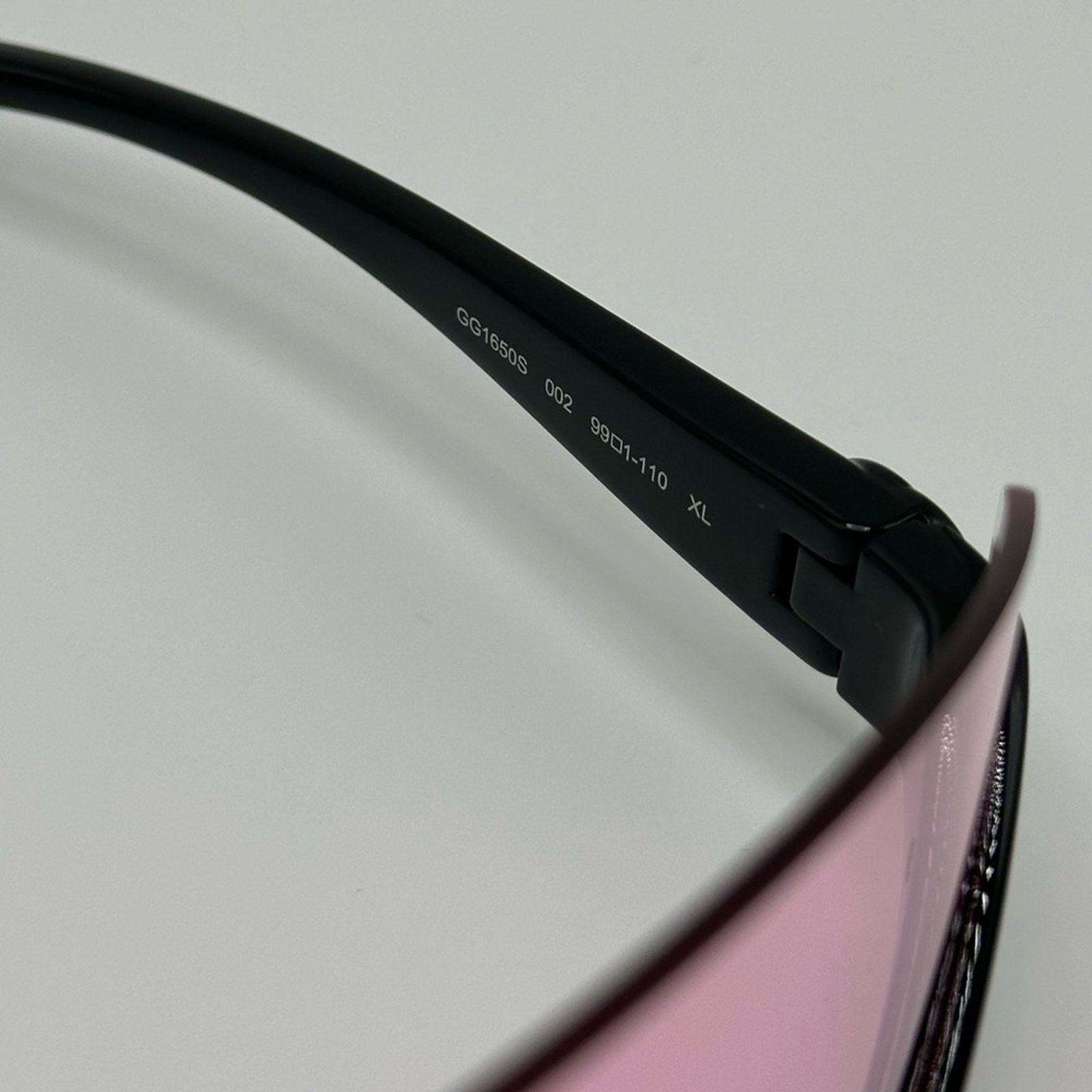 Gucci BRAND NEW GUCCI GG1650S 002 Black Pink Unisex Sunglasses Size ONE SIZE - 4 Thumbnail