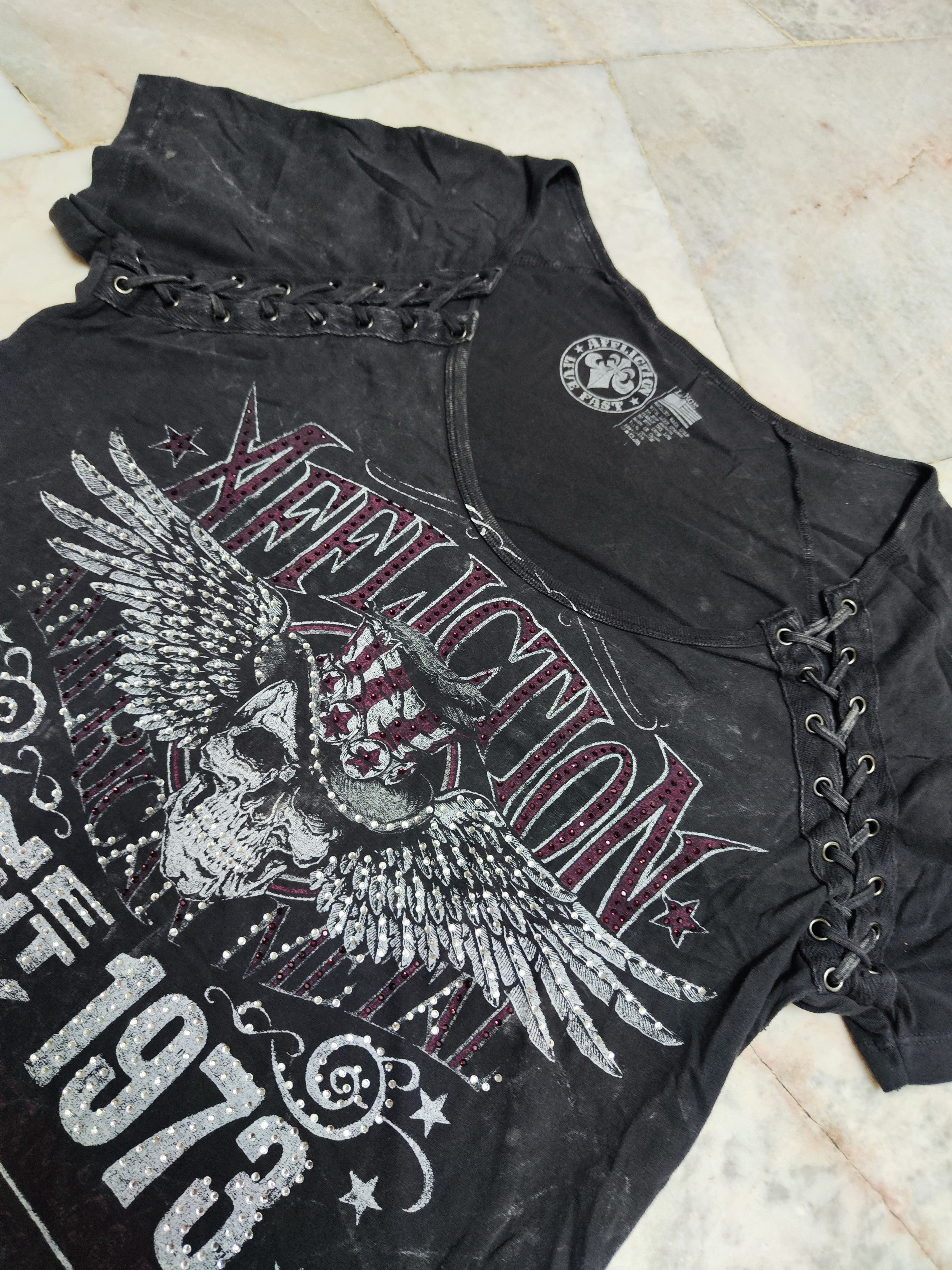 Affliction American Metal Tennessee Top Size L / US 10 / IT 46 - 3 Thumbnail