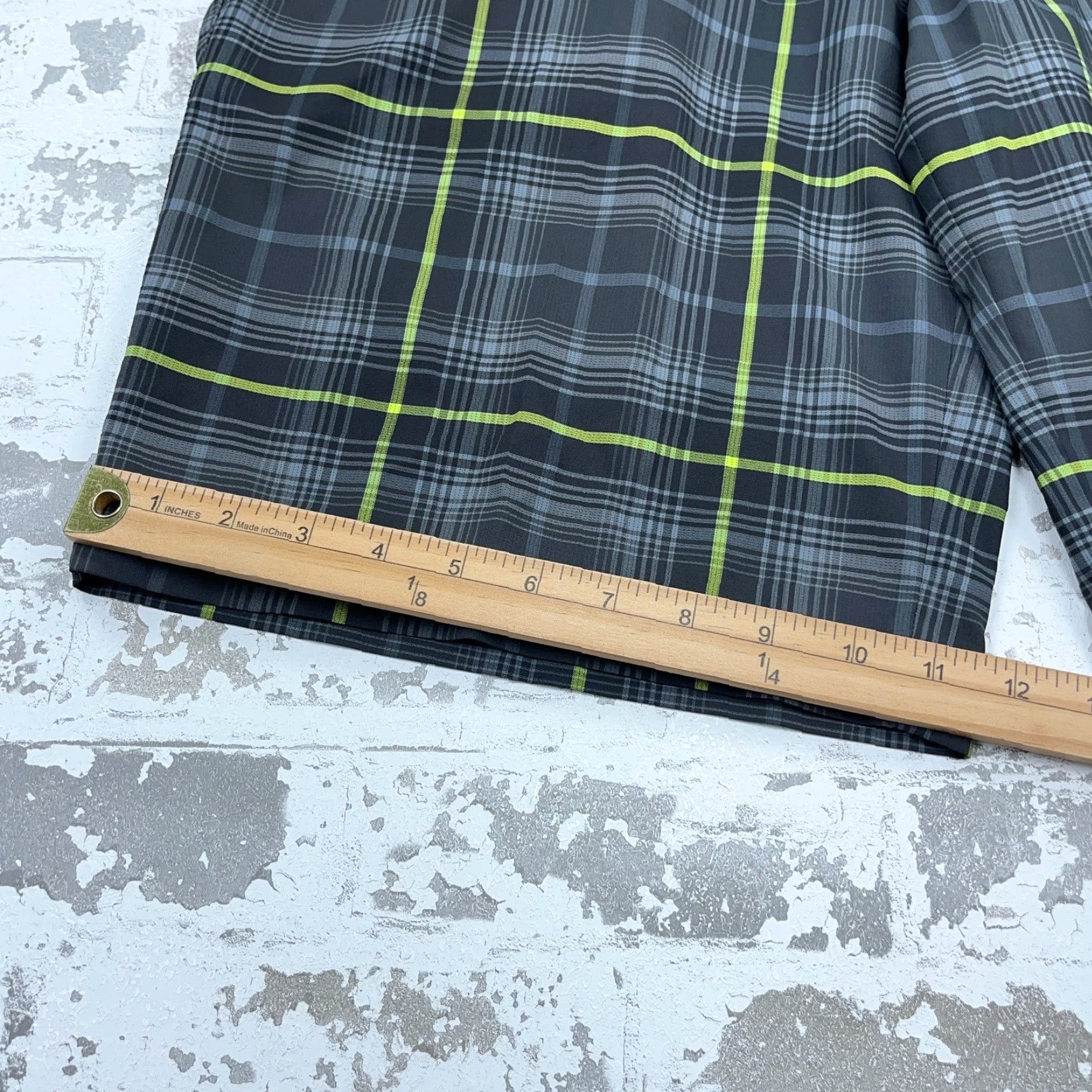 Nike Nike Chino Shorts Men 35 Gray Dri Fit Tour Performance Tartan Plaid Stretch Short Size US 35 - 6 Thumbnail