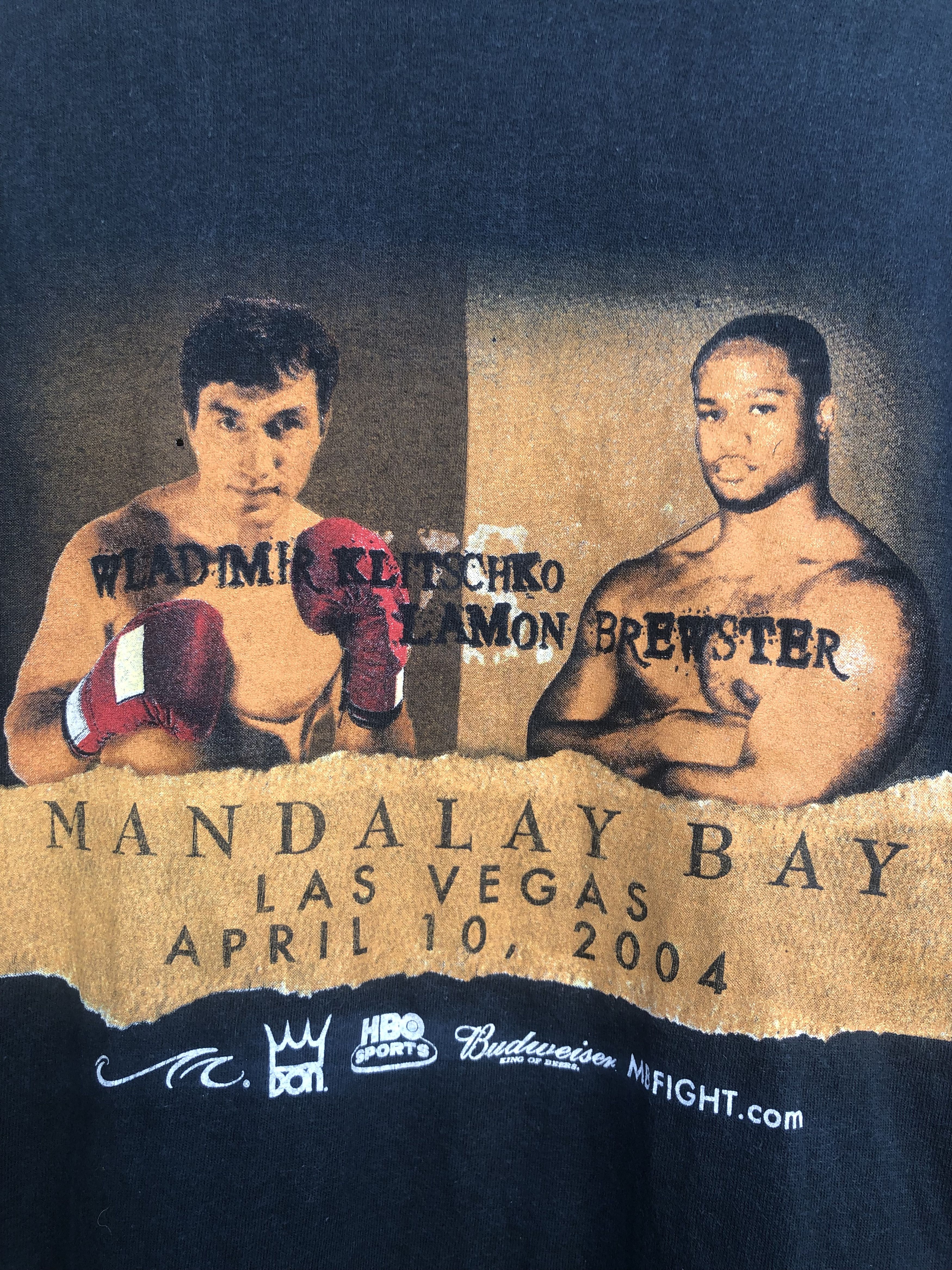 Vintage 2004 Vintage Lamon Brewster Boxing Championship Match Tee Size US L / EU 52-54 / 3 - 4 Thumbnail
