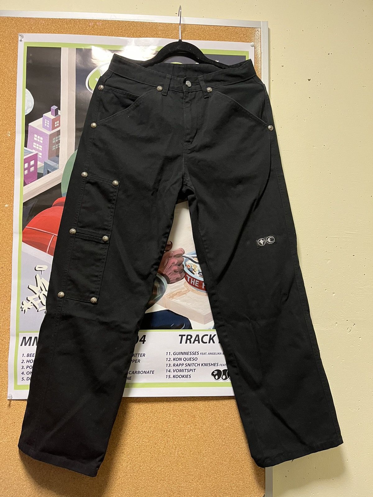 image of Thug Club Work Pants Black, Men's (Size 30)