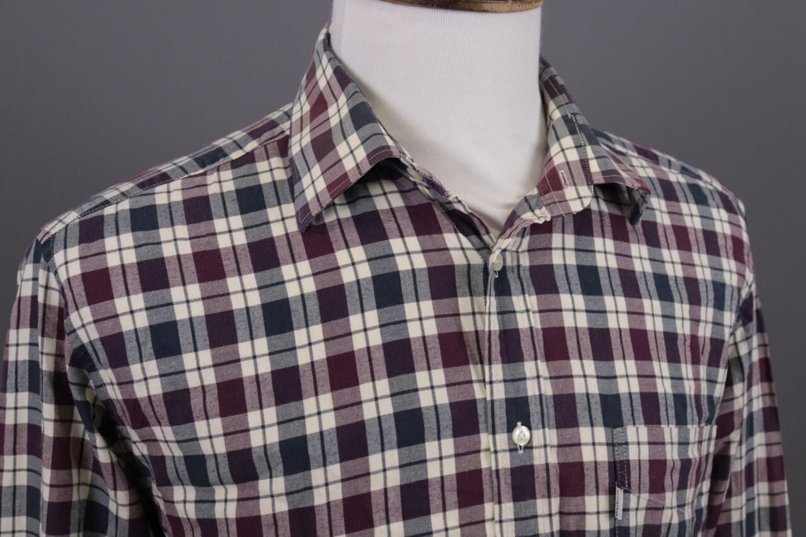 Barbour Barbour Regular Fit Multicolor Check Plaid Shirt Size L Size US L / EU 52-54 / 3 - 7 Thumbnail