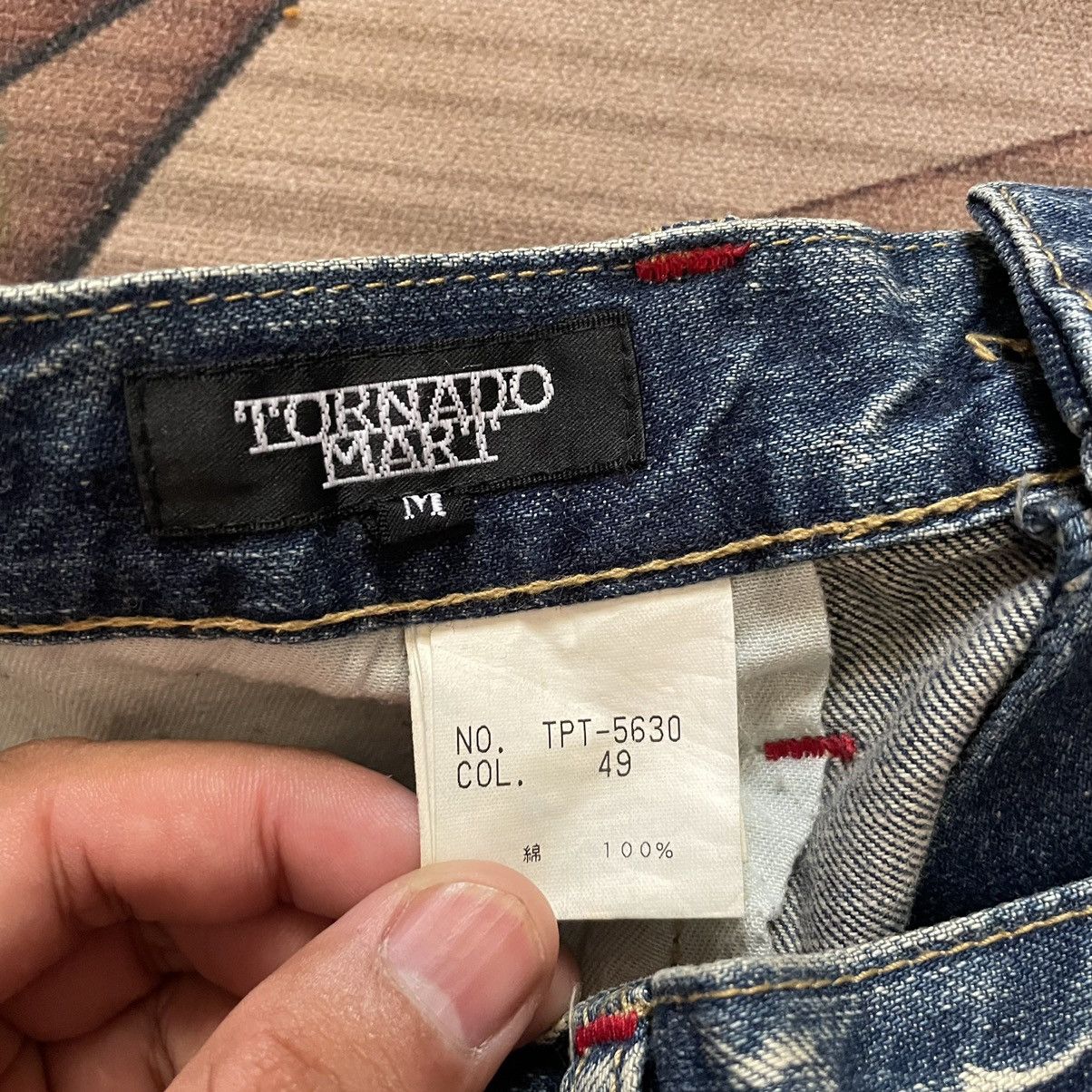 Japanese Brand Vintage Tornado Mart Double Waist Punk LGB Denim Size US 31 - 8 Thumbnail