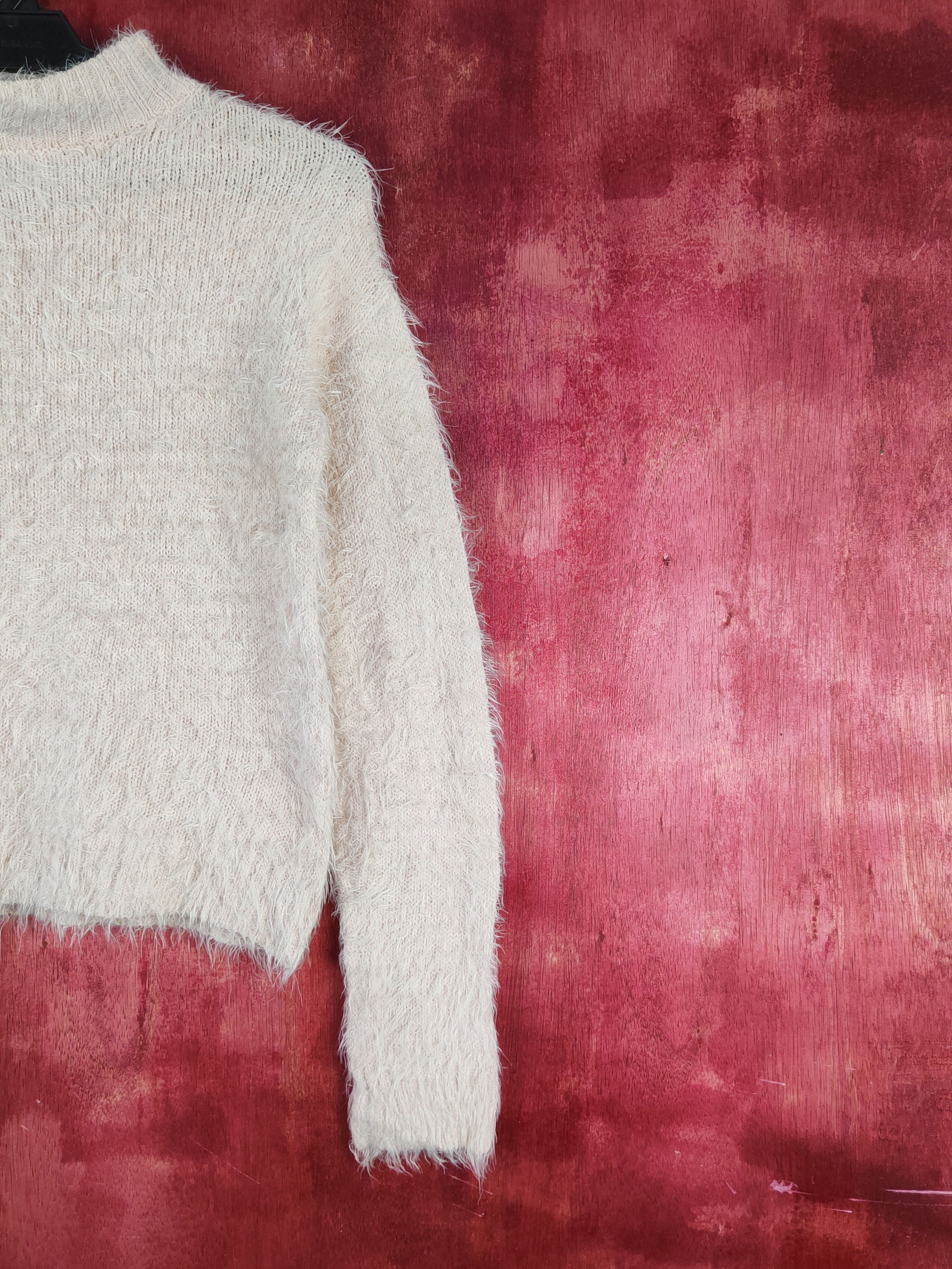 Japanese Brand × Vintage Vintage Artists Design Sorridere Peach Fur Mohair Knitwear Size M / US 6-8 / IT 42-44 - 5 Thumbnail