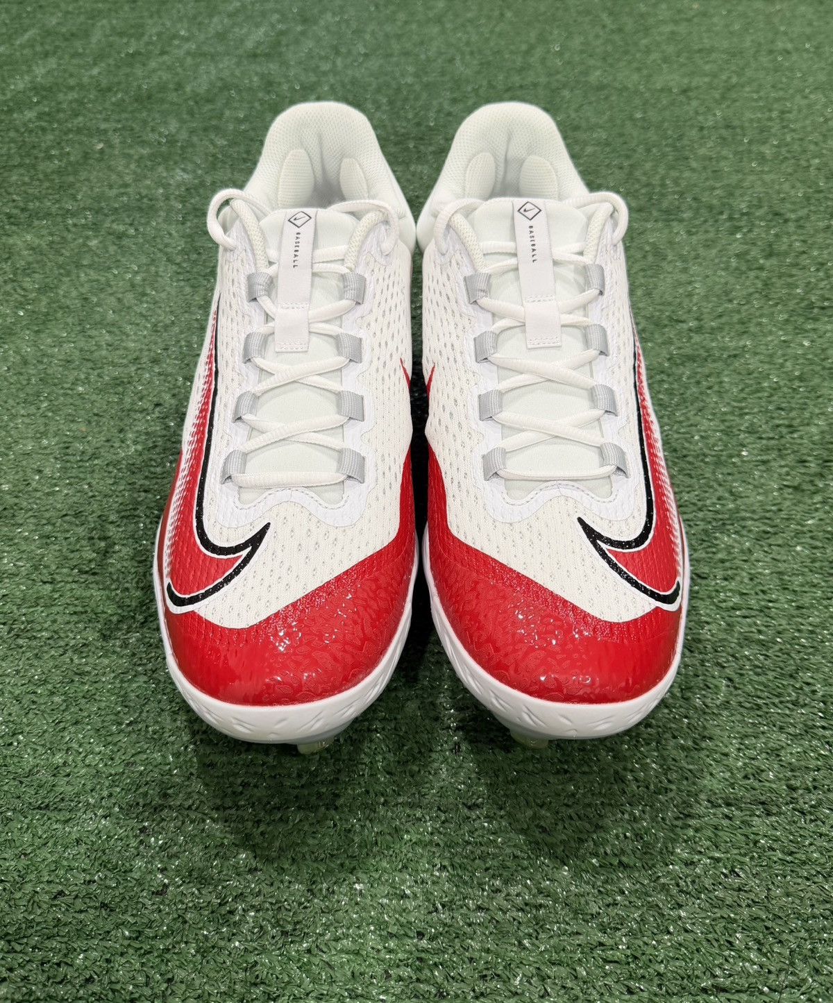 Nike Nike Alpha Huarache Elite 4 Baseball Cleats Red White Size US 14 / EU 47 - 2 Thumbnail