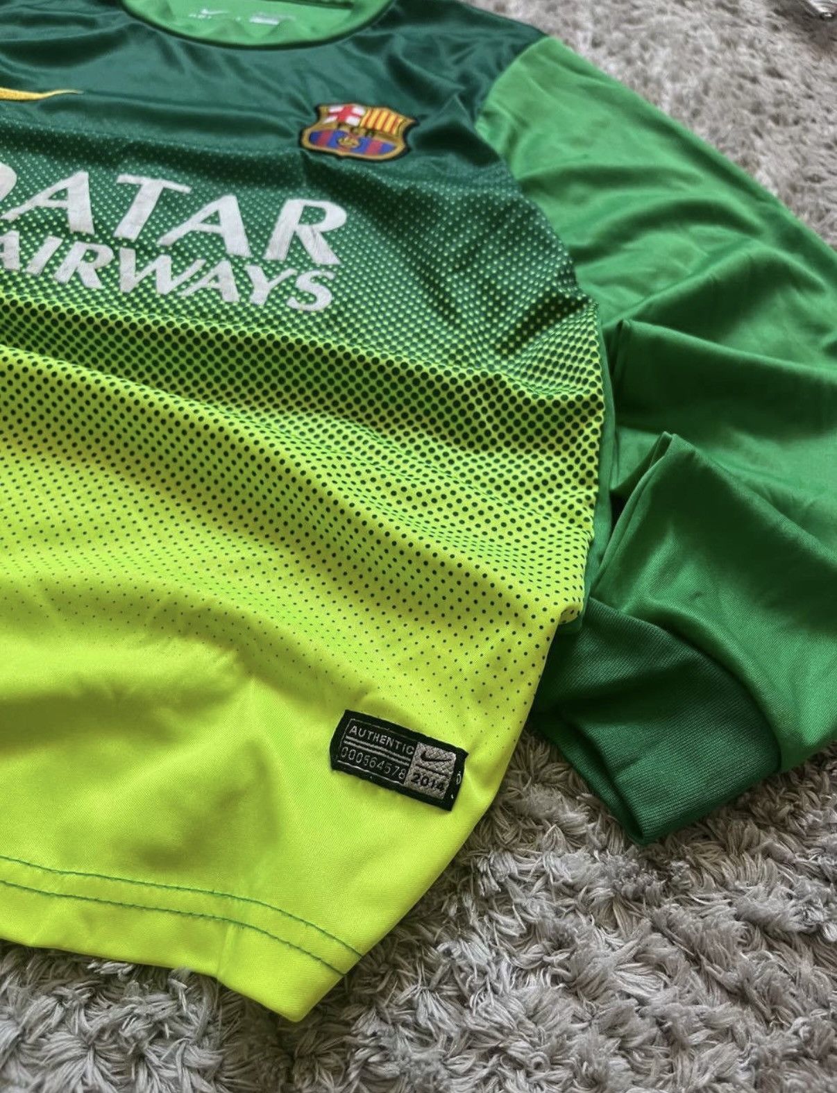 Nike 00s Vintage Nike x FC Barcelona Soccer Football Jersey Rare Size US M / EU 48-50 / 2 - 6 Thumbnail