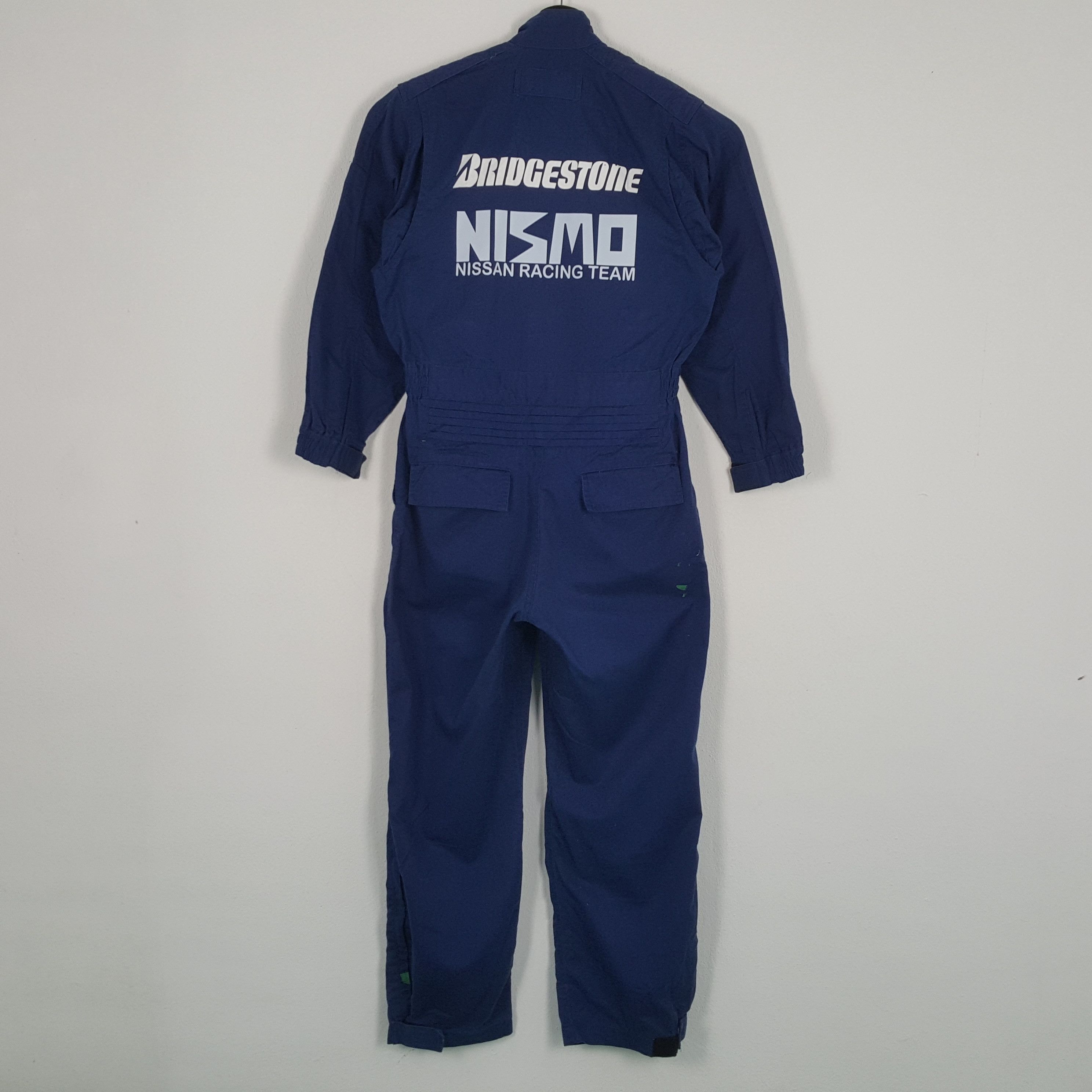 Vintage BRIDGESTONE NISMO NISSAN ARCING TEAM Custom Coverall Jacket Size US S / EU 44-46 / 1 - 1 Thumbnail
