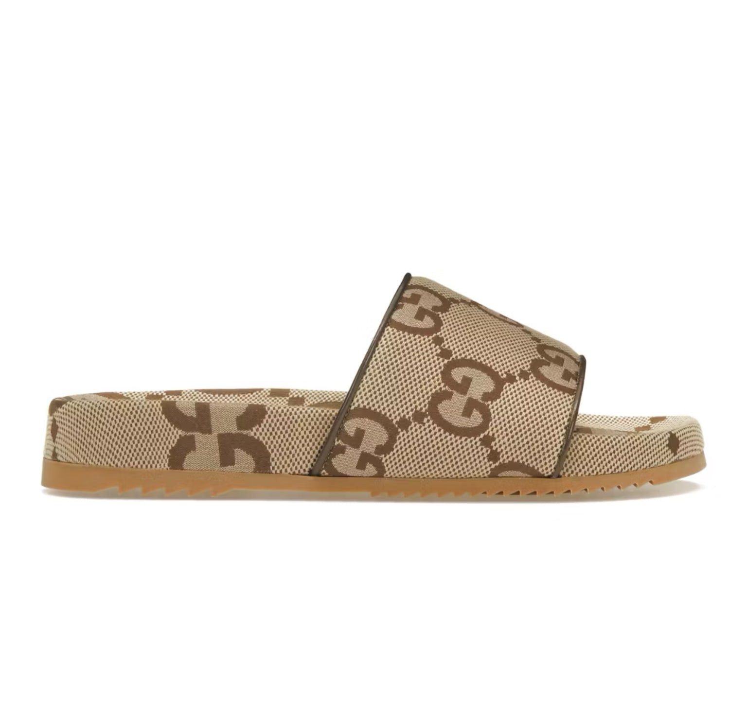 Gucci Gucci Maxi GG Canvas Slide Sandals SIZE 6 Size ONE SIZE - 1 Thumbnail