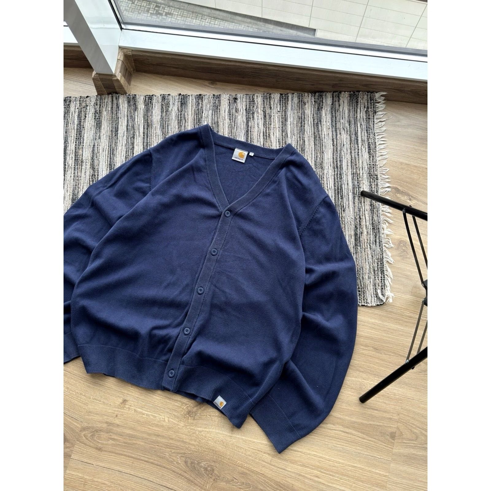 Carhartt VINTAGE Carhartt Cardigan Shirt XL Blue 90s Retro Button Mens Size US XL / EU 56 / 4 - 3 Thumbnail