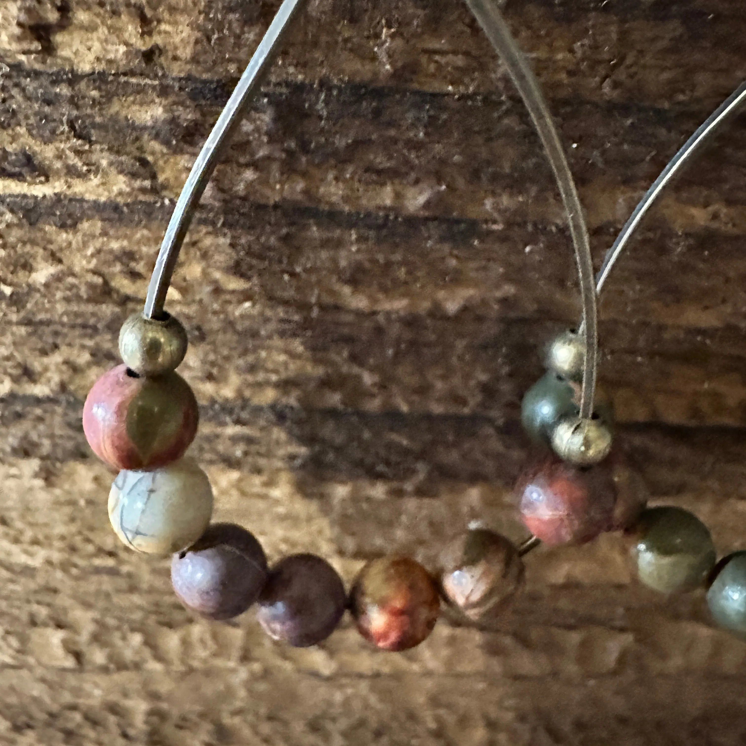 Other Handmade Western Hippie Copper Wire Colorful Wooden Beads Dr Size ONE SIZE - 5 Thumbnail