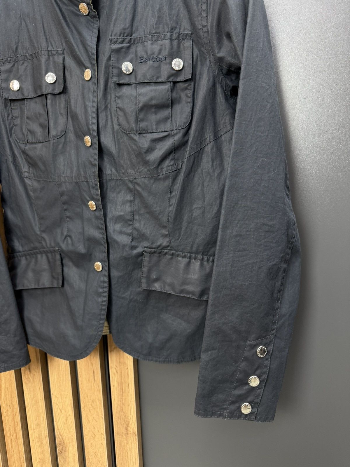 Barbour Barbour Ashby Jacket Navy Women UK10 EU36 Size M / US 6-8 / IT 42-44 - 6 Thumbnail