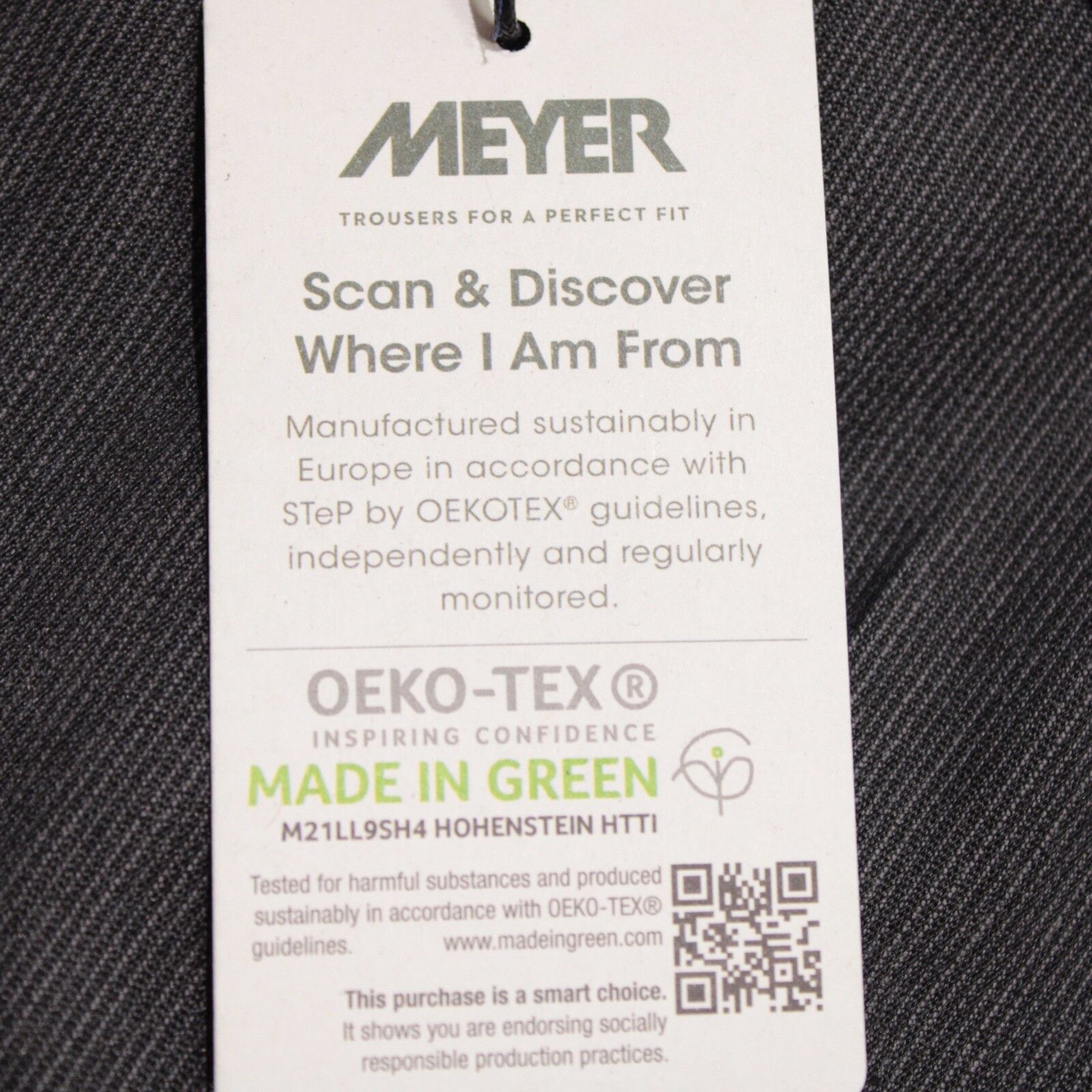 Other Meyer New with tags Dress Pants Size 34 US In Gray Size US 34 / EU 50 - 6 Thumbnail
