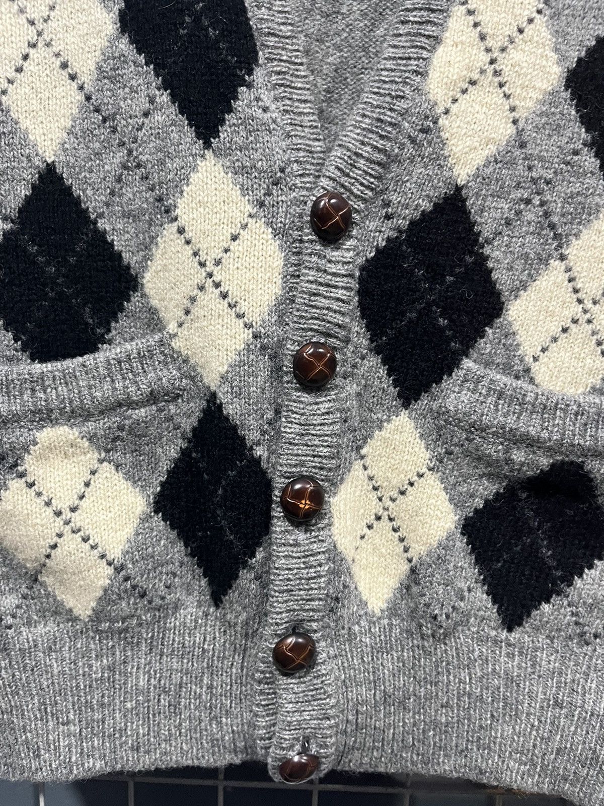 Lacoste Lacoste by Skiva Plaid Wool Vest Jacket 90s Size US M / EU 48-50 / 2 - 4 Thumbnail