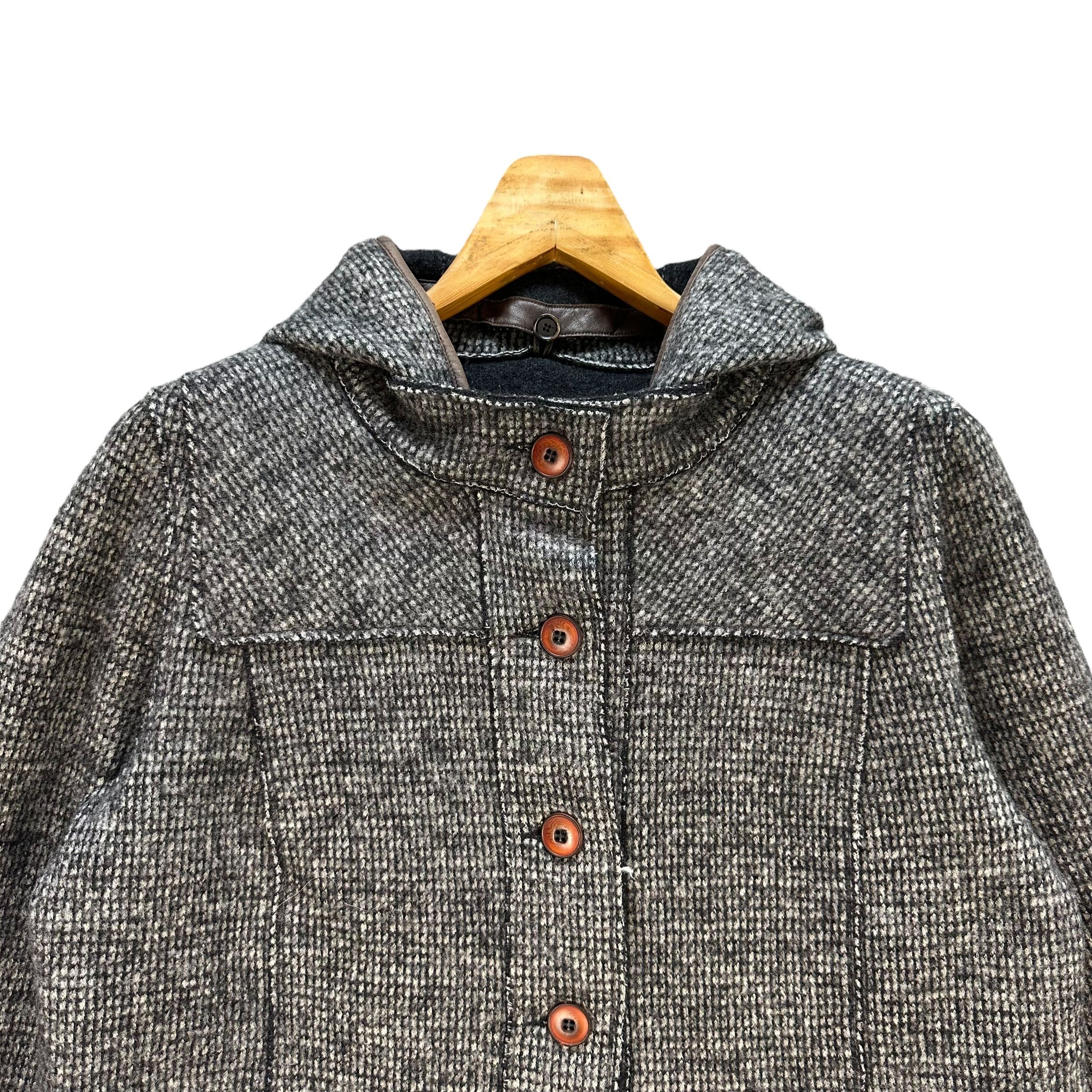 Other Vintage WHAOS COUTURE Hooded Coat Jacket #A74-1799 Size XL / US 12-14 / IT 48-50 - 2 Thumbnail
