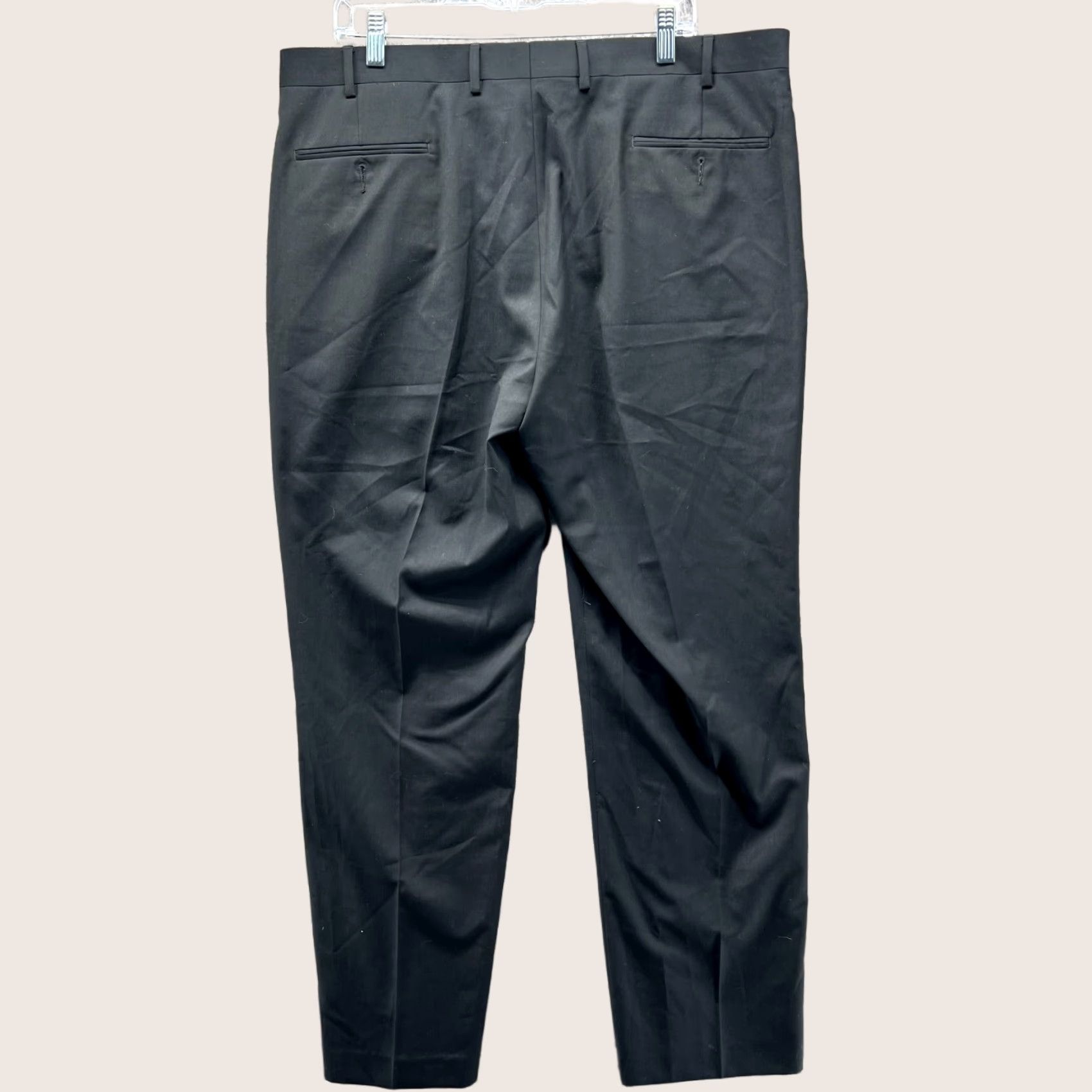 Ralph Lauren VINTAGE Lauren Ralph Lauren Dress Pants Men 38x32 Black Slacks Pleated Preppy Trouser Dress Pants Pants Men 38x32 Black Preppy Vintage Mens Size US 38 / EU 54 - 1 Thumbnail