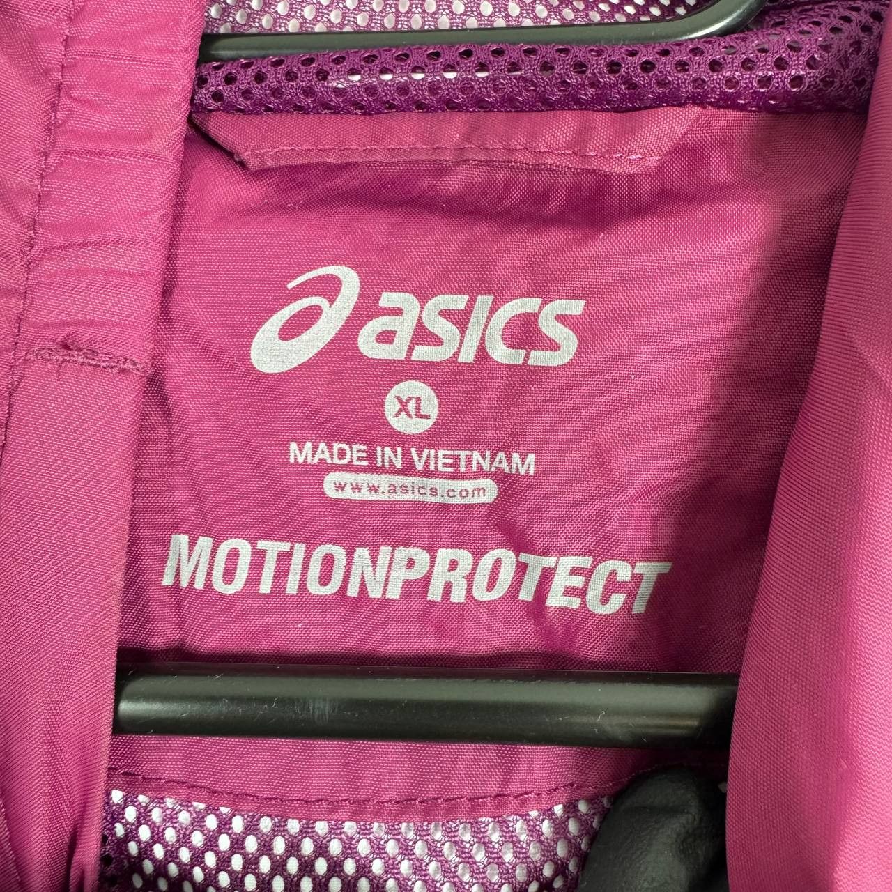 Asics Asics Windbreaker Jacket Pink Hooded Full Zip Womens Size XL Size XL / US 12-14 / IT 48-50 - 5 Thumbnail