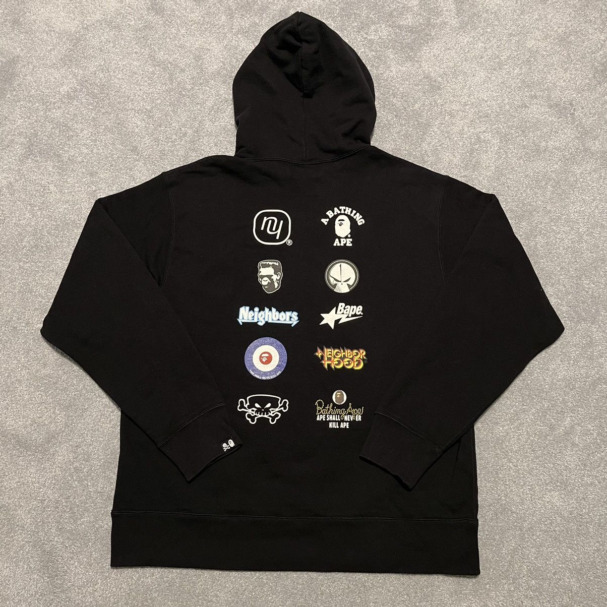 BAPE Milo on Bape Relaxed Fit Pullover Hoodie Gray