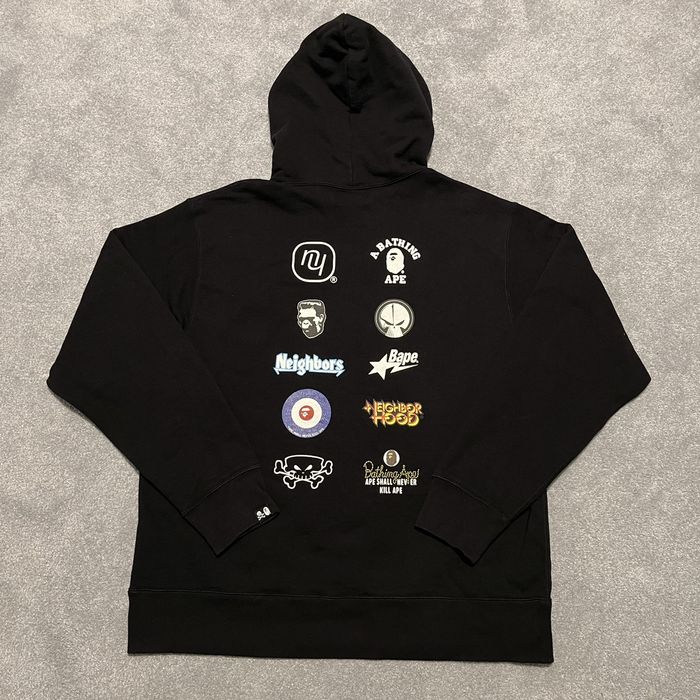 Bape A Bathing Ape Bape Neighborhood Relaxed Fit Pullover Hoodie