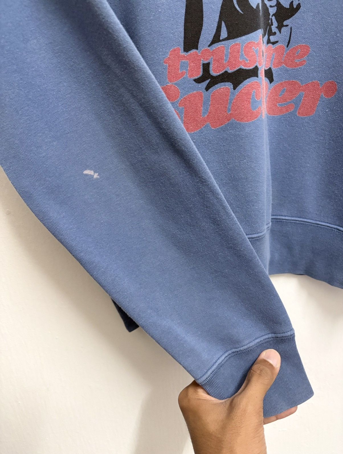 Hysteric Glamour Vtg 90's Hysteric Glamour " Trust me Sucker " Blue Crewneck Size M / US 6-8 / IT 42-44 - 7 Thumbnail