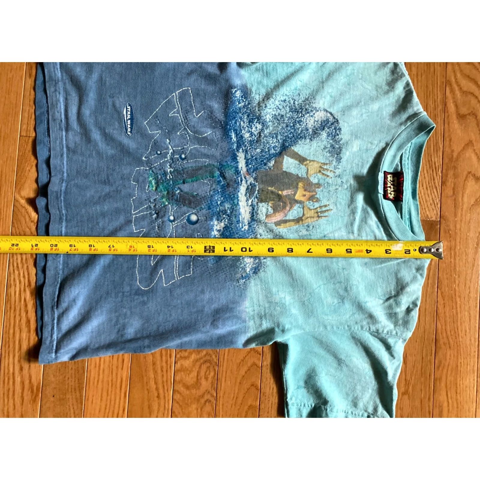 Star Wars VINTAGE Star Wars Jar Jar Binks Tie Dye T Shirt Size 7 L Small RARE Womens Size M / US 6-8 / IT 42-44 - 6 Thumbnail