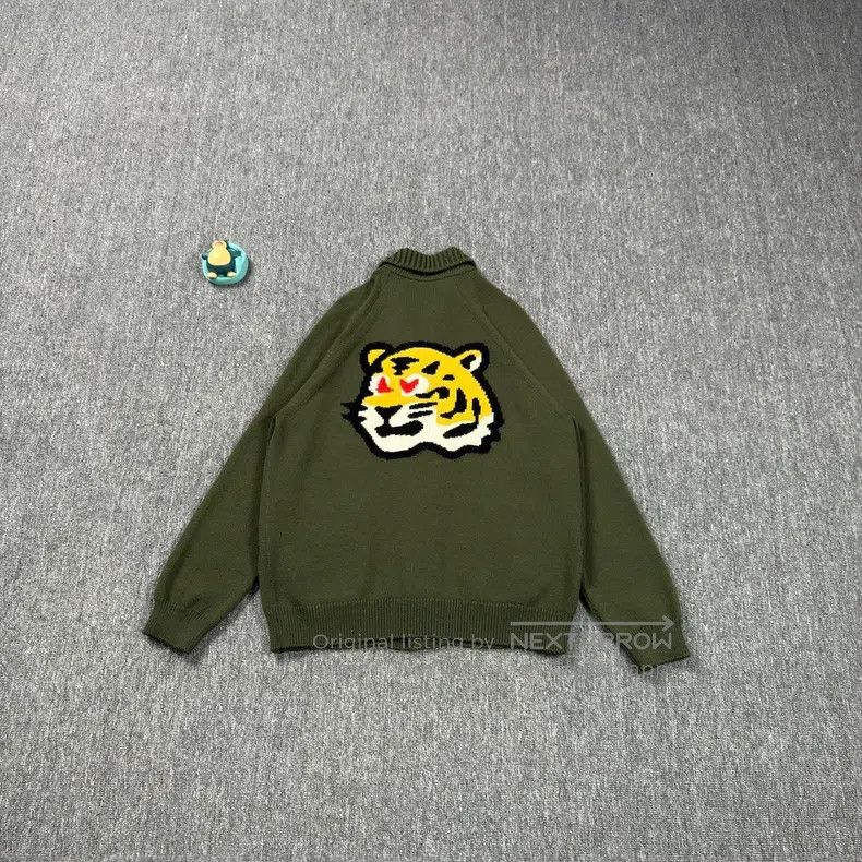 Louis Vuitton Louis Vuitton Nigo Signature Olive Green Geometric Cardiga Size US XL / EU 56 / 4 - 7 Thumbnail