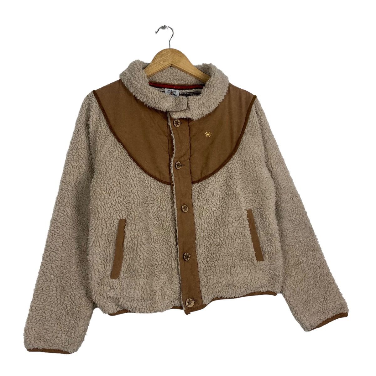 Hoodlamb × Japanese Brand Go Hemp fleece button down jacket Size US XS / EU 42 / 0 - 3 Thumbnail