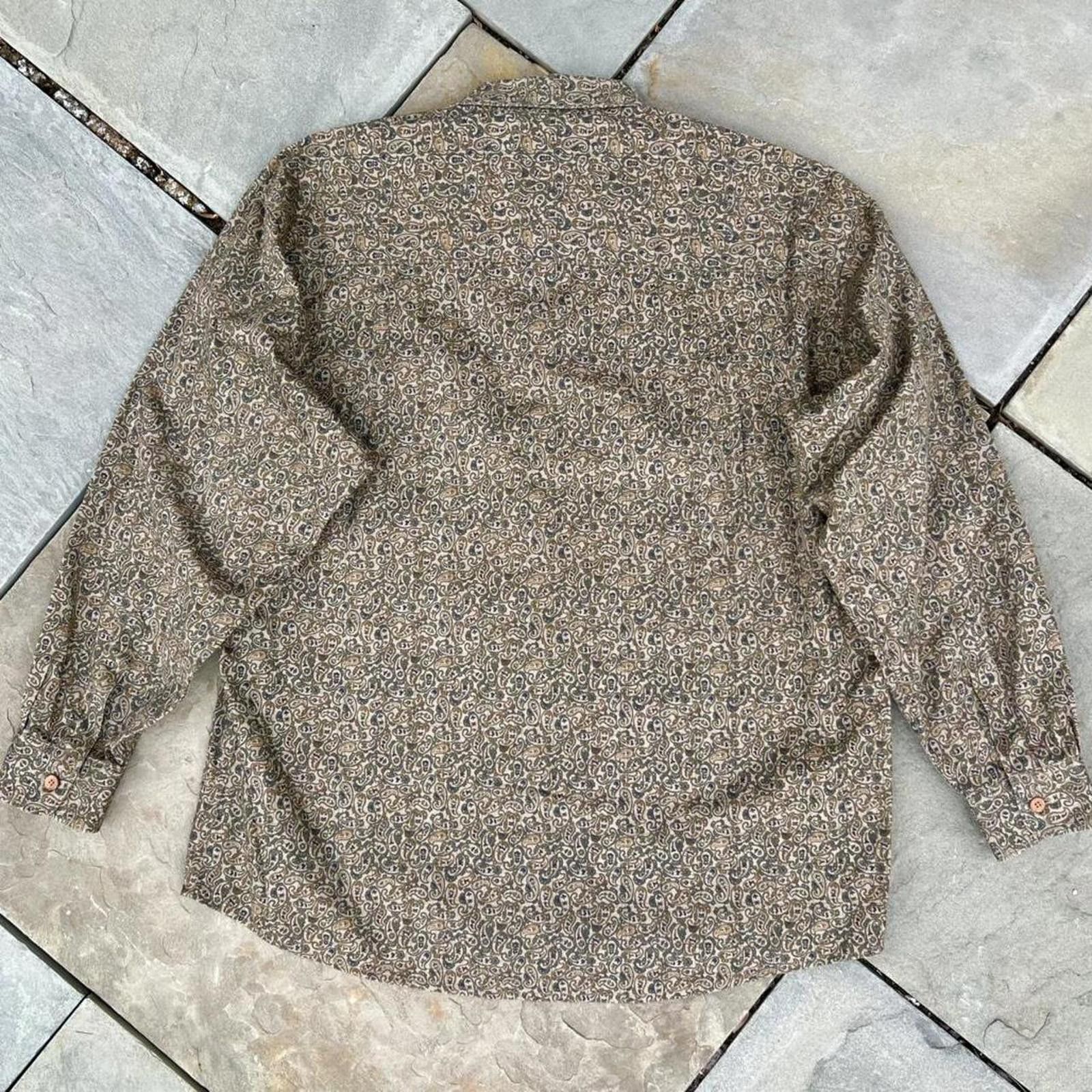 Liz Claiborne Vintage 90s Paisley Pattern Button Down Shirt Size US M / EU 48-50 / 2 - 4 Thumbnail