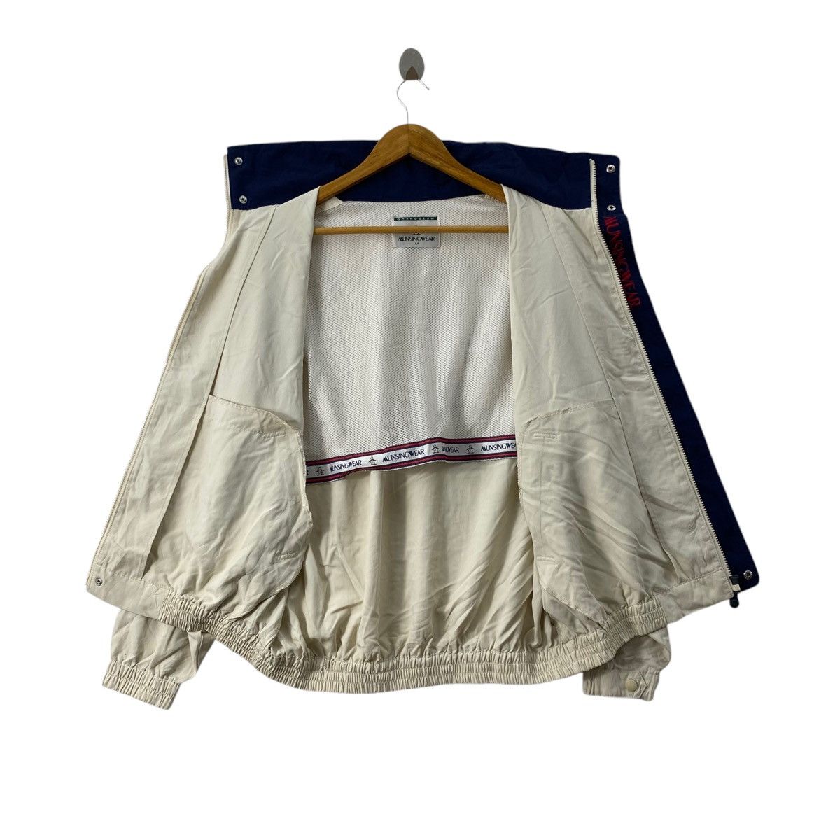 Grand Slam × Vintage Vintage GRANDSLAM MUNSINGWEAR Sportswear Cream Bomber Jacket Size US L / EU 52-54 / 3 - 6 Thumbnail