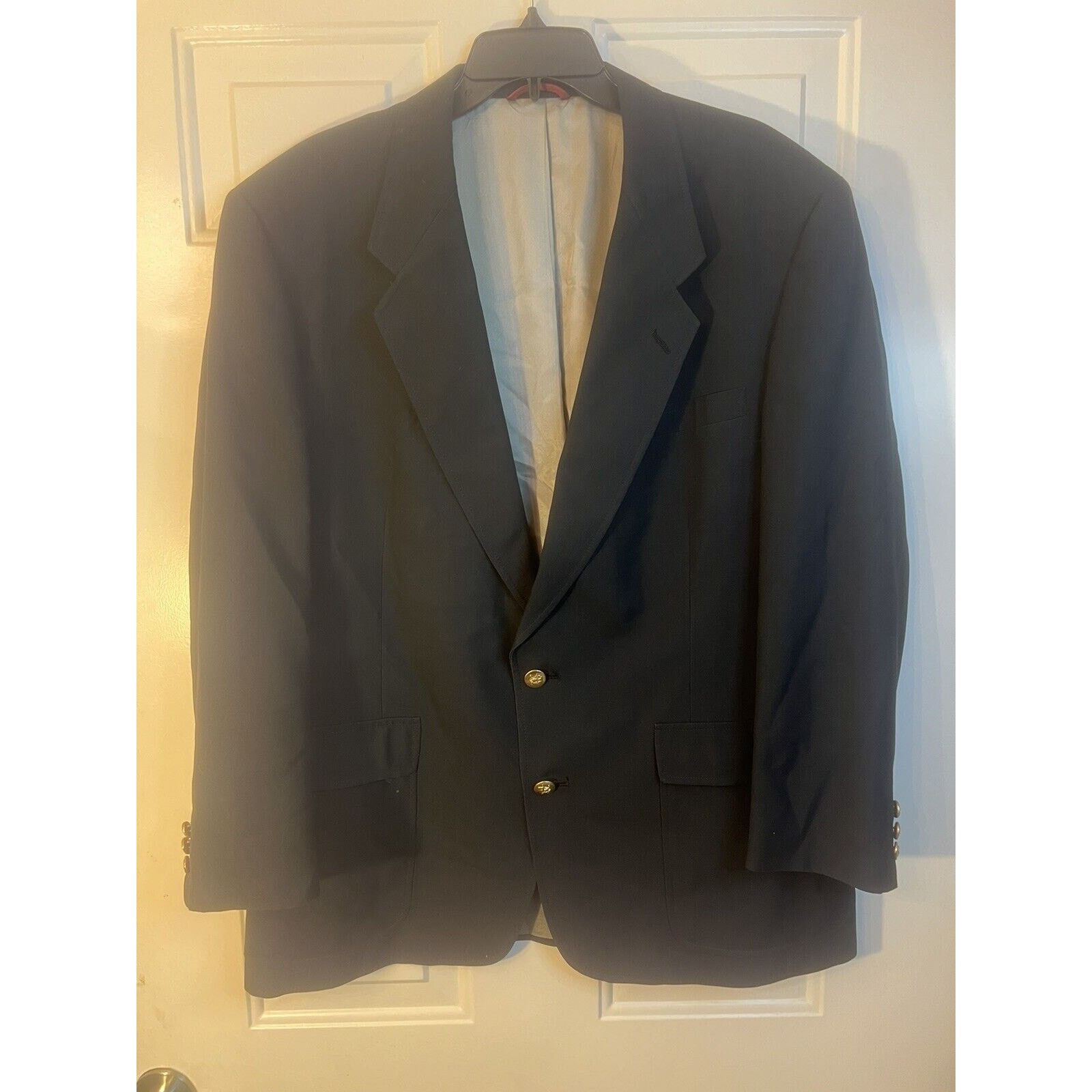 Hart Schaffner Marx Black Sport Coat Jack Nicklaus Blazer44R