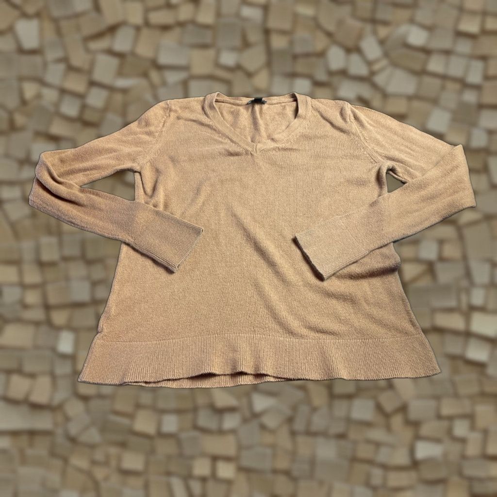 Ann Taylor Ann Taylor Sweater Women's Size Medium Brown Pullover Casual Knit Round Neck Regular Pullover 3-4 Seasons Womens Size M / US 6-8 / IT 42-44 - 1 Thumbnail