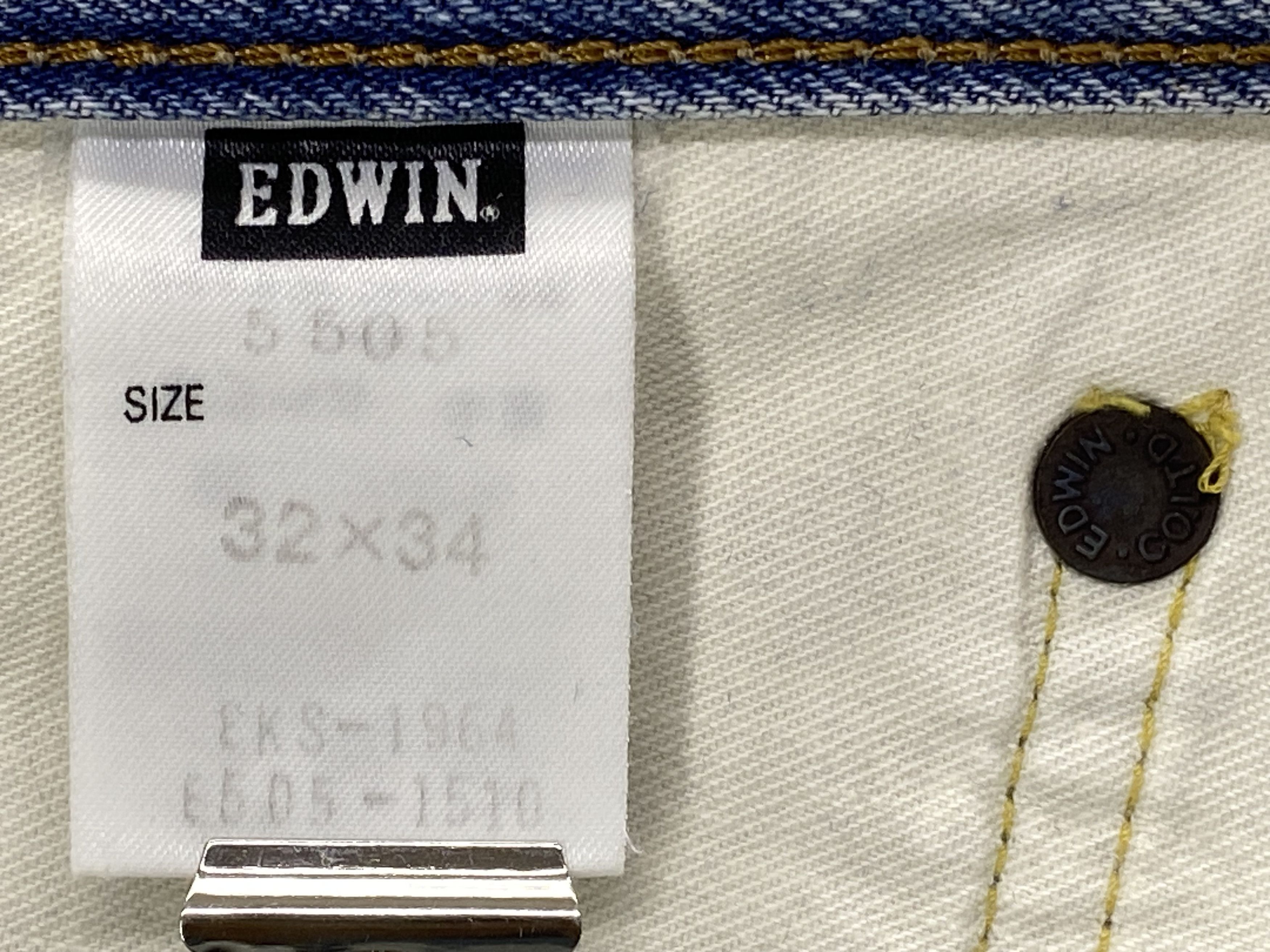 Edwin Edwin Selvedge Denim Jeans Distressed Selvedge Pants Japan Size US 32 / EU 48 - 10 Thumbnail