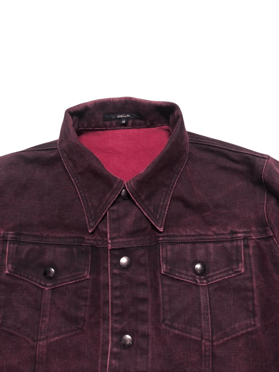 Shellac Vintage Shellac Denim Shirt Jacket Snap Button Nice Colour Size M / US 6-8 / IT 42-44 - 9 Thumbnail