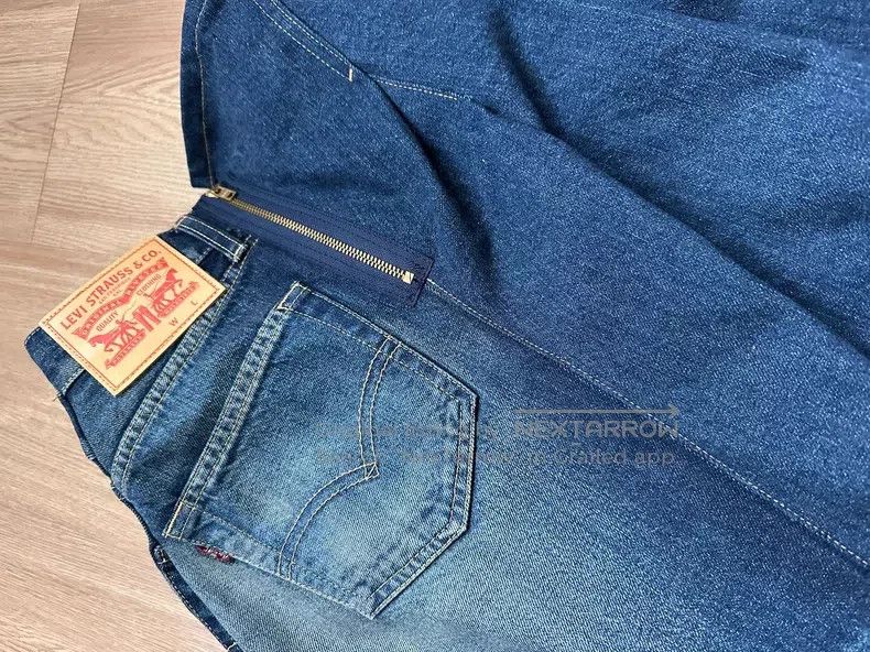 Junya Watanabe Junya Watanabe size S Denim Skirt Size 22" - 6 Thumbnail