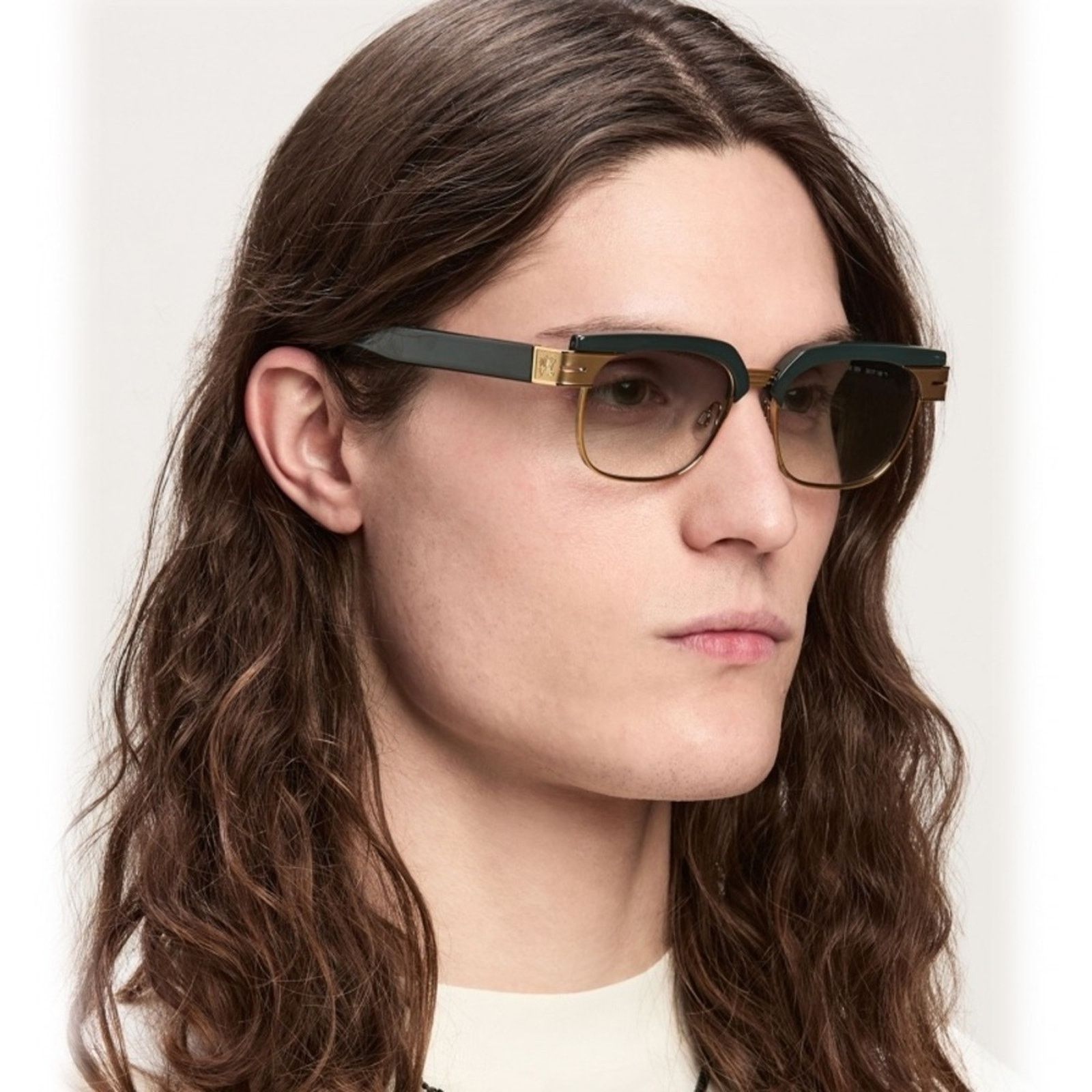 NEW!!! Palm Angels unisex green sunglasses PERI095 5554 Authentic New! Palm Angels Green Sunglasses, PERI095 5554, Authentic main image 3