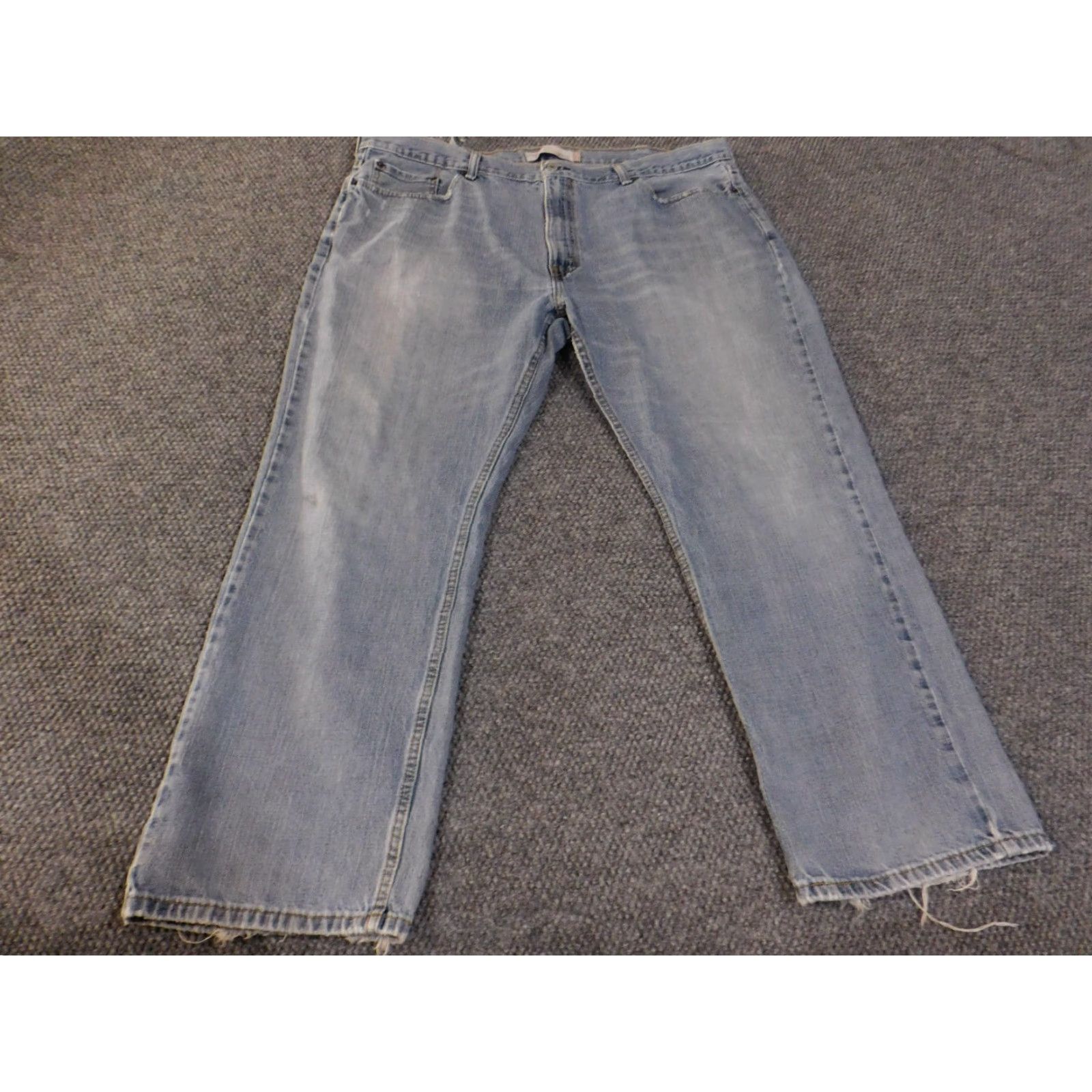 Levi's Levi's 559 Jeans Relaxed Straight Men 42x30 Light Blue Denim Distressed Jeans Men Size US 42 / EU 58 - 2 Thumbnail