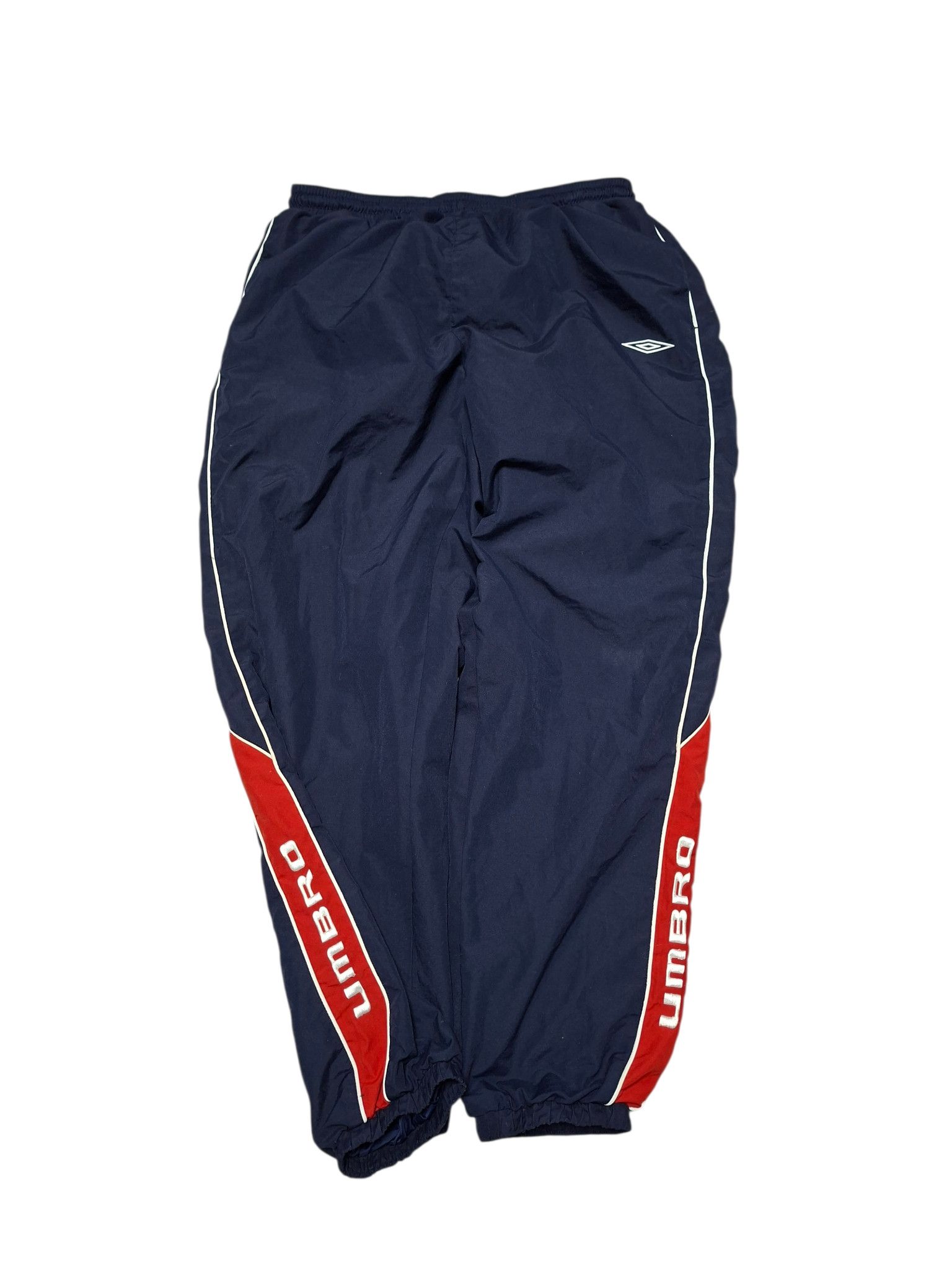 Umbro UMBRO VINTAGE BIG LOGO NYLON TRACK PANTS Size US 38 / EU 54 - 1 Thumbnail