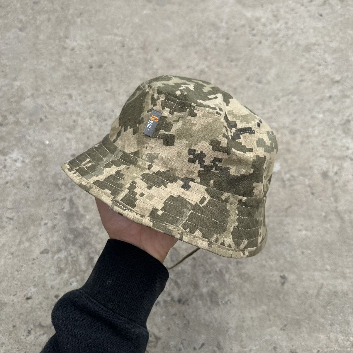 Y/Project Vintage Ukrainian Pixel Hat Cap Panama Y2K Crazy Fit 00s USA Size ONE SIZE - 4 Thumbnail